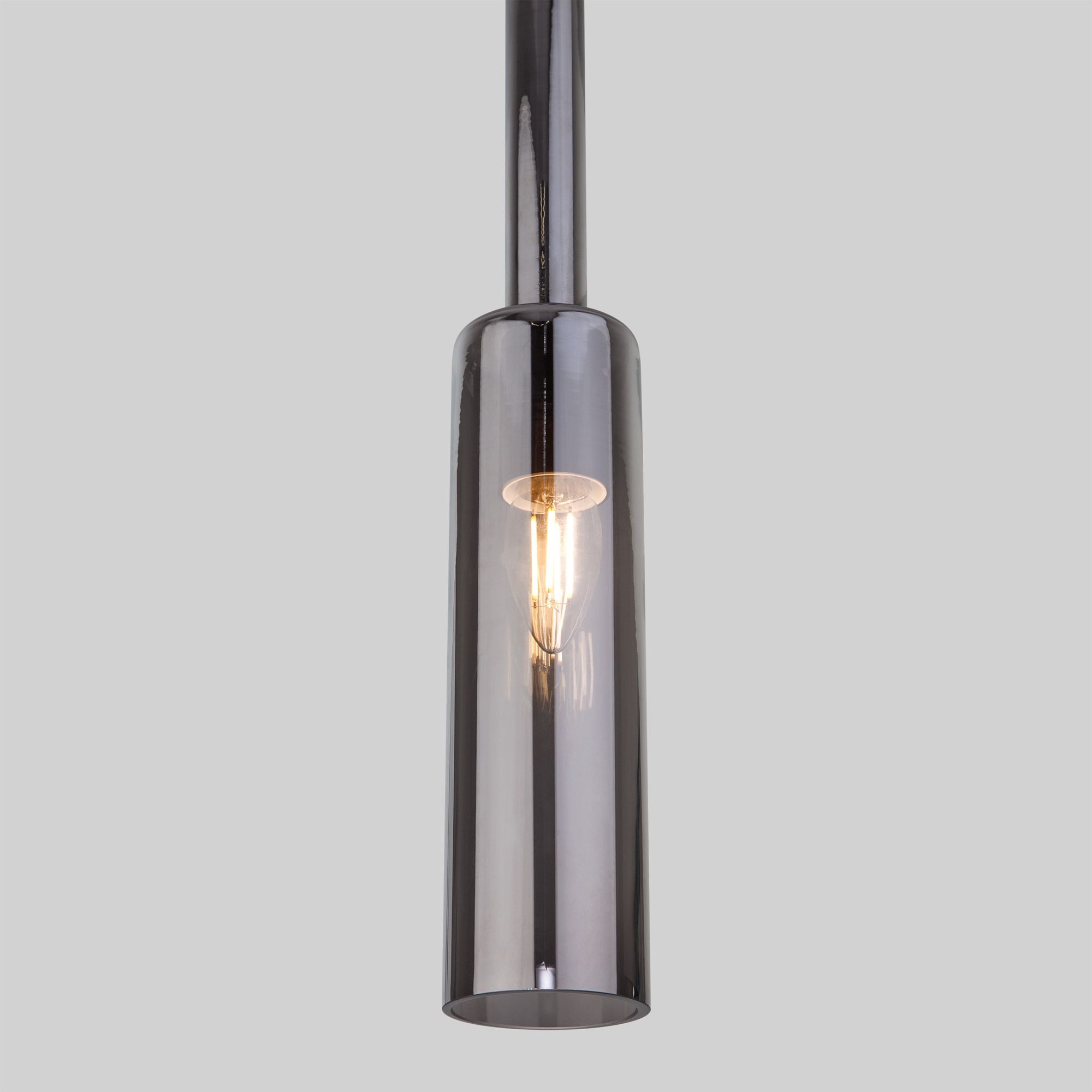 Подвесной светильник в стиле лофт Eurosvet Graf 50226/1 дымчатый. Фото 3