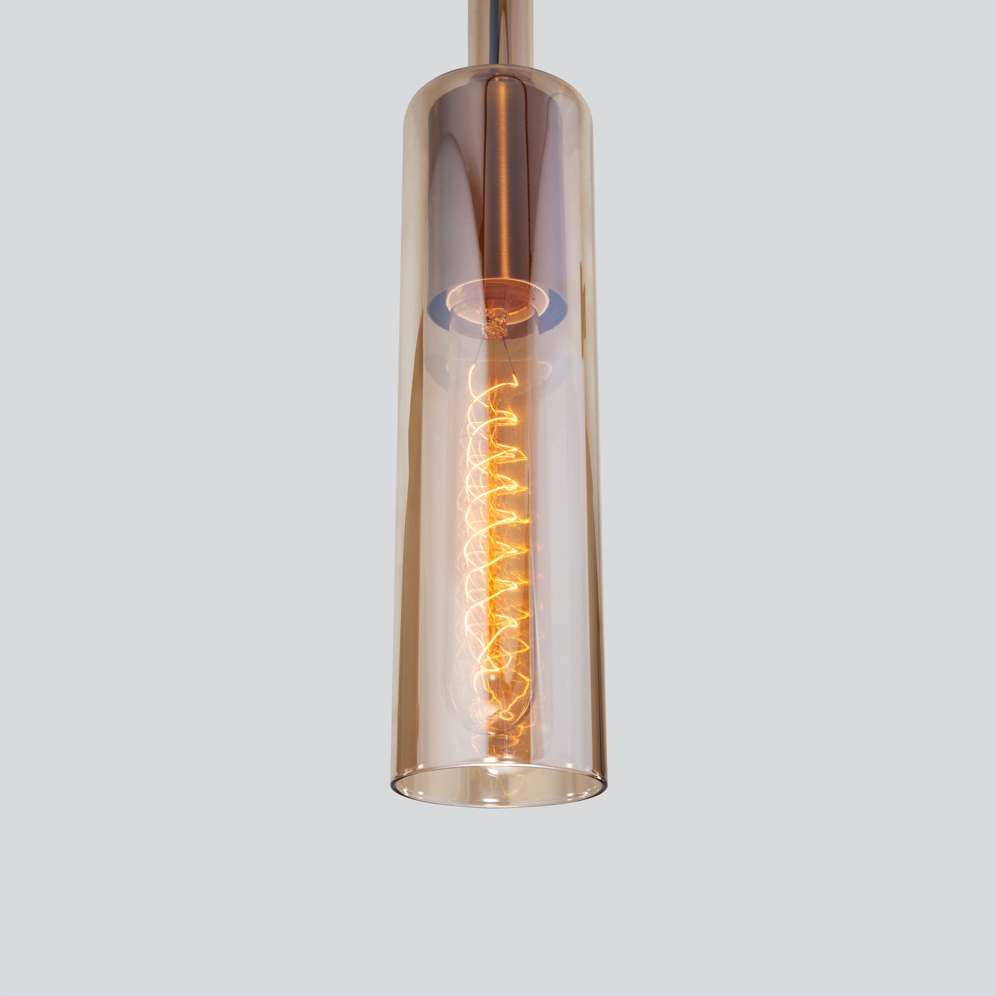 Подвесной светильник в стиле лофт Eurosvet Graf 50226/1 янтарный. Фото 3