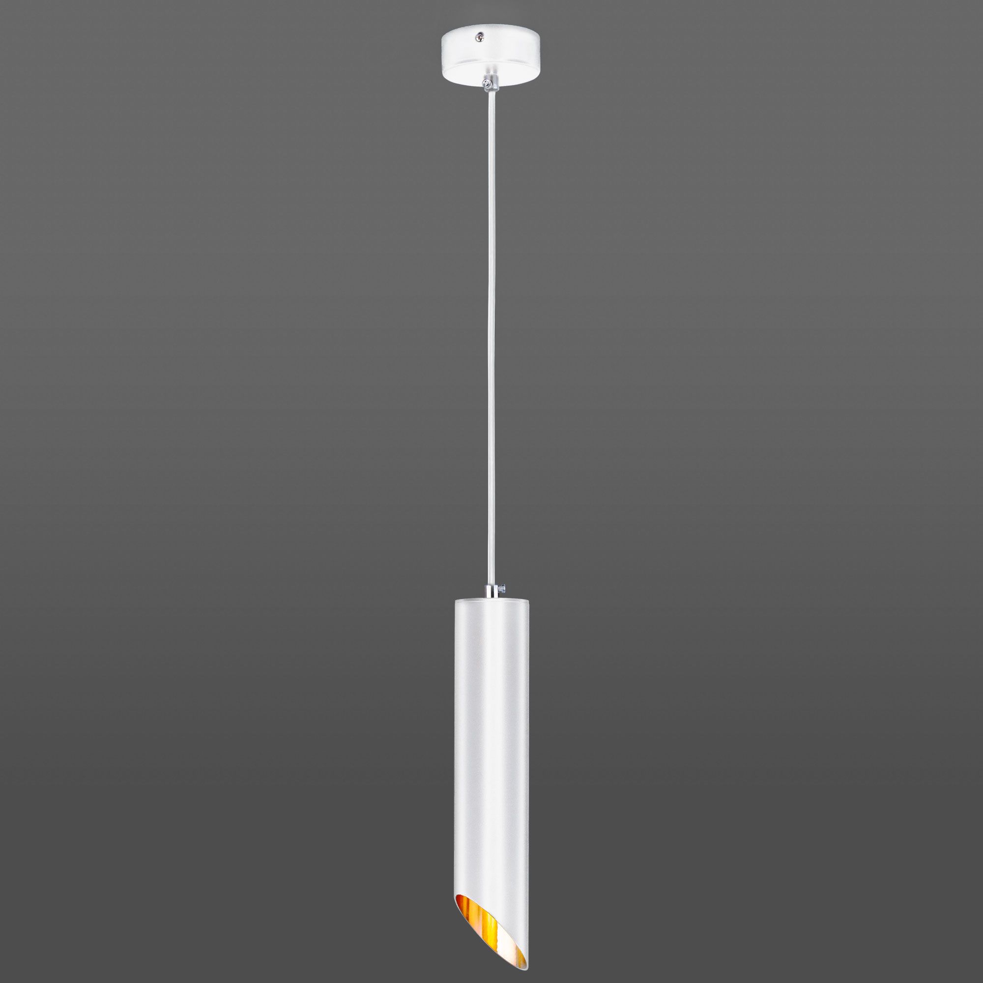 Подвесной светильник в стиле лофт Eurosvet 7011, 7005 7011 MR16 WH/GD белый/золото. Фото 2