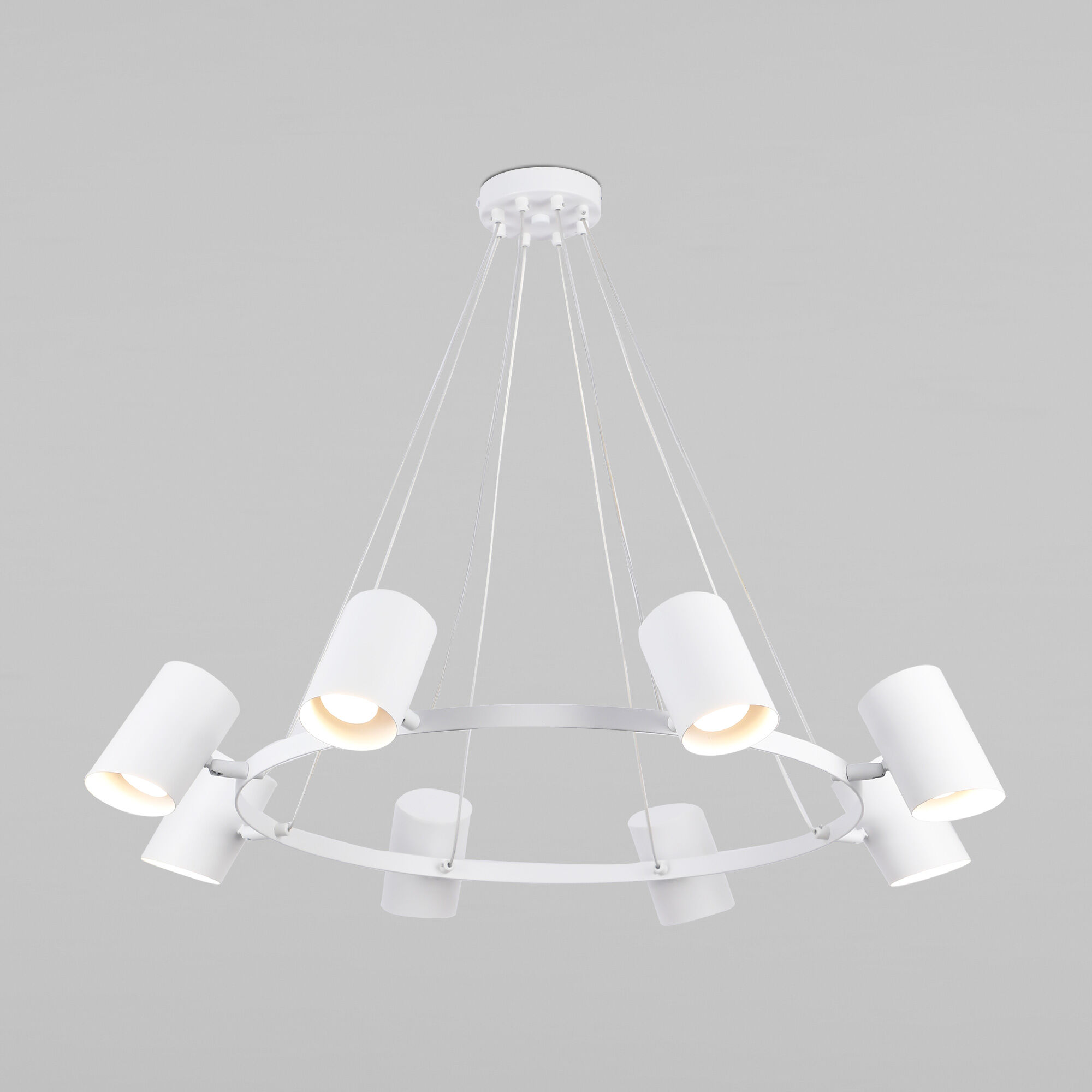 Подвесной светильник в стиле лофт Eurosvet Splay 70147/8 белый. Фото 1