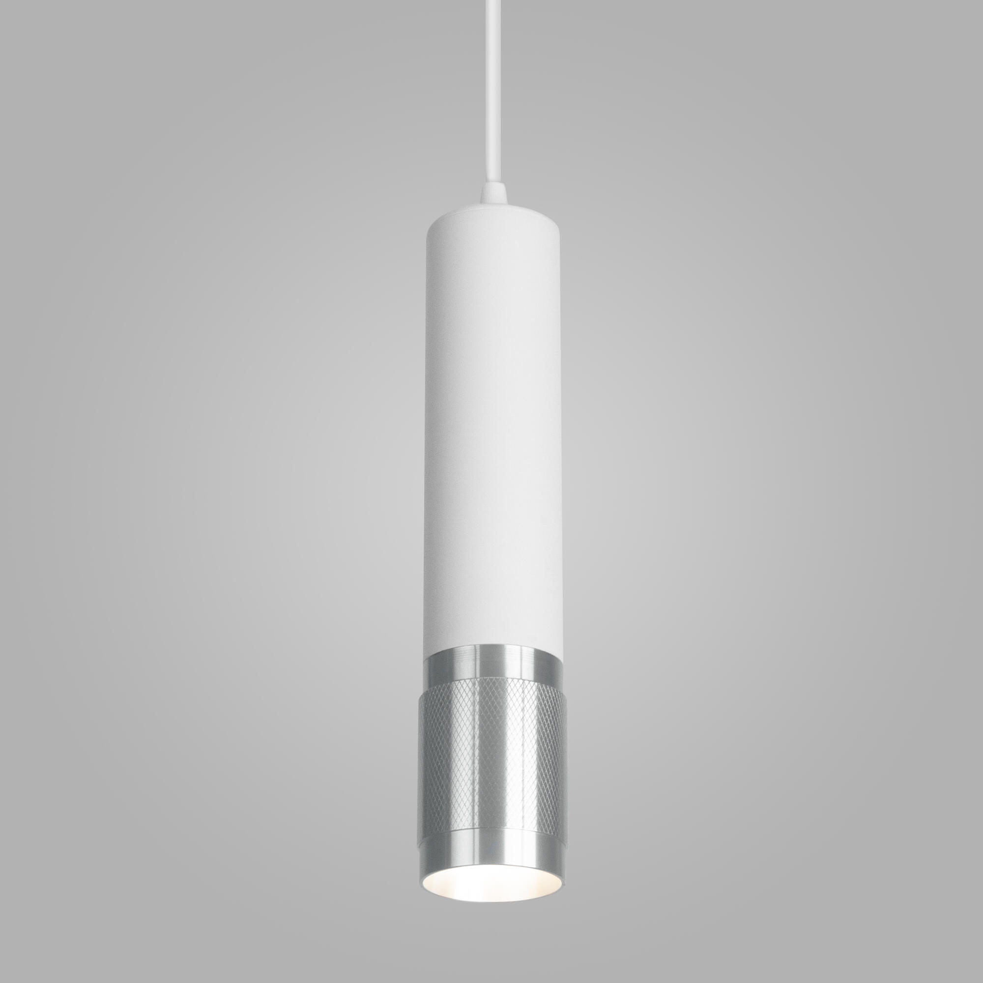 Подвесной светильник в стиле лофт Eurosvet Tony DLN108 GU10 белый/серебро. Фото 6