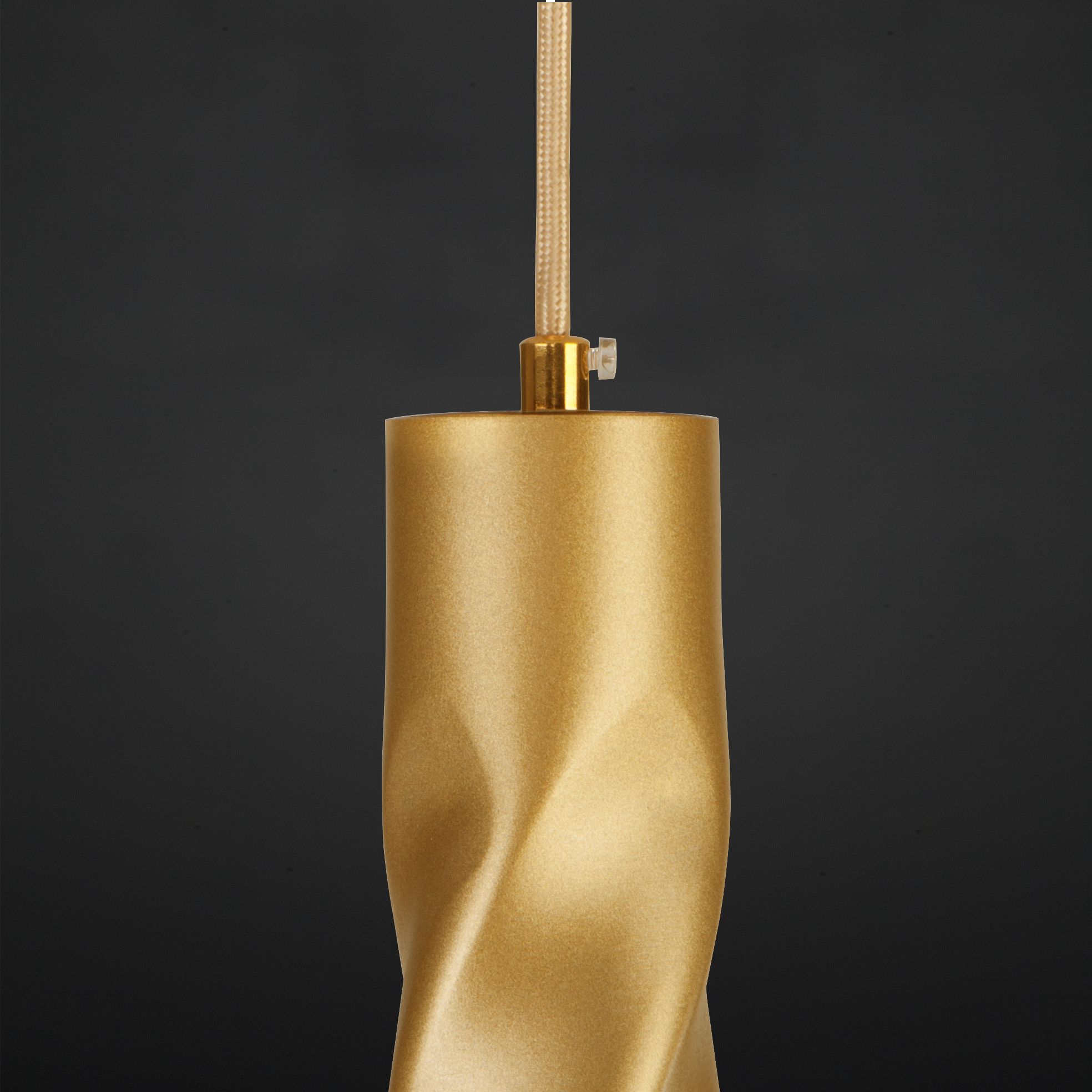 Подвесной светильник Eurosvet Scroll 50136/1 LED золото. Фото 4