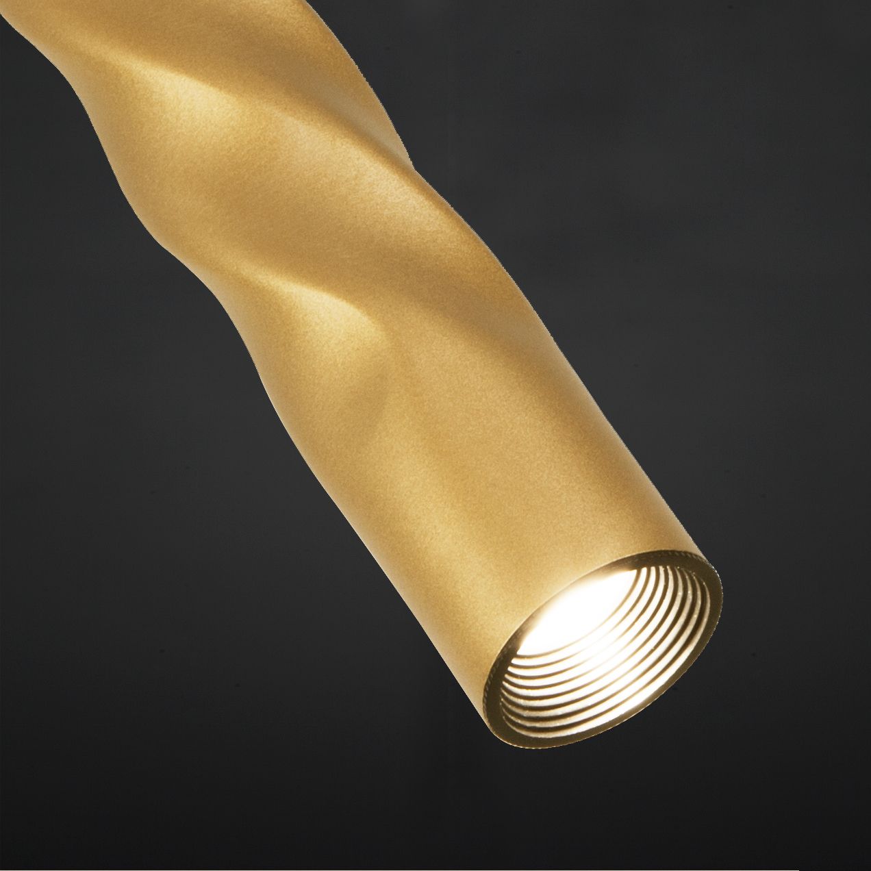 Подвесной светильник Eurosvet Scroll 50136/1 LED золото. Фото 5