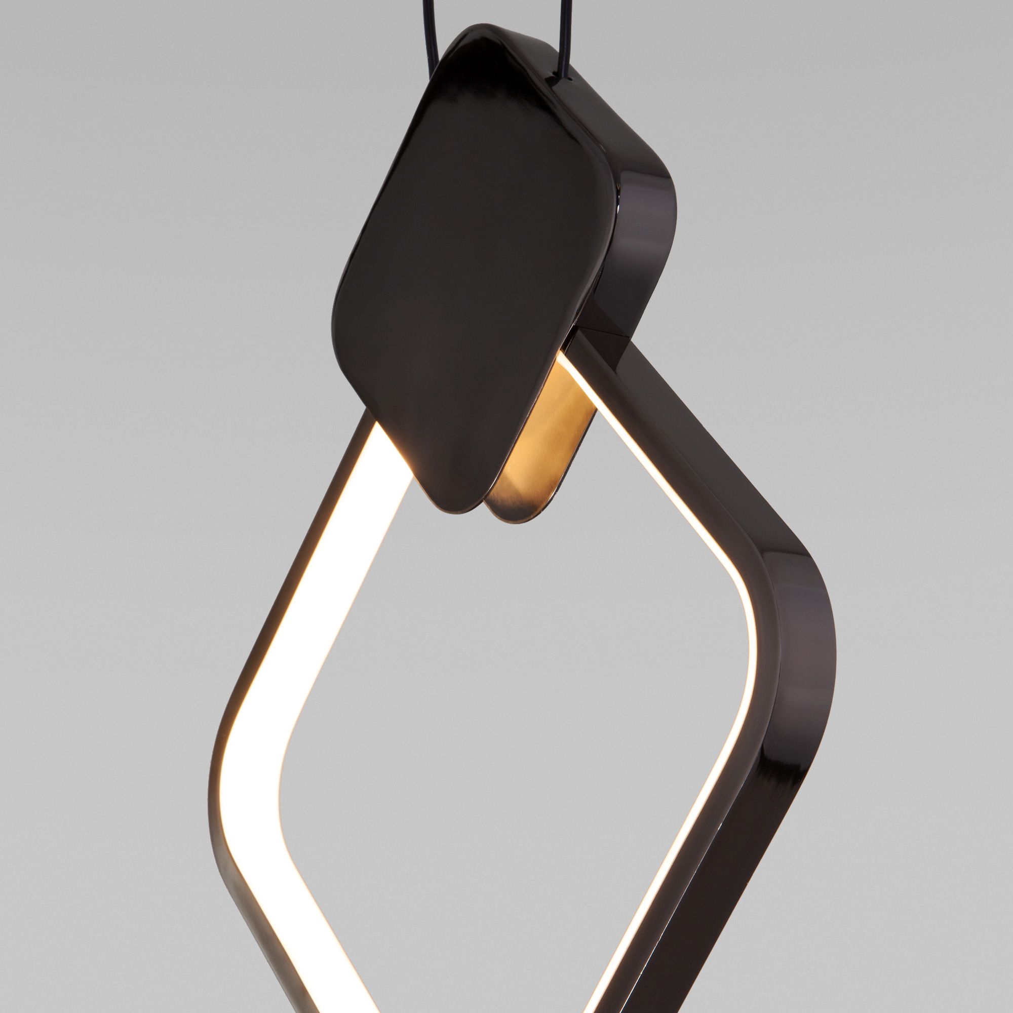 Подвесной светодиодный светильник Eurosvet Style 50216/1 LED черный жемчуг. Фото 5