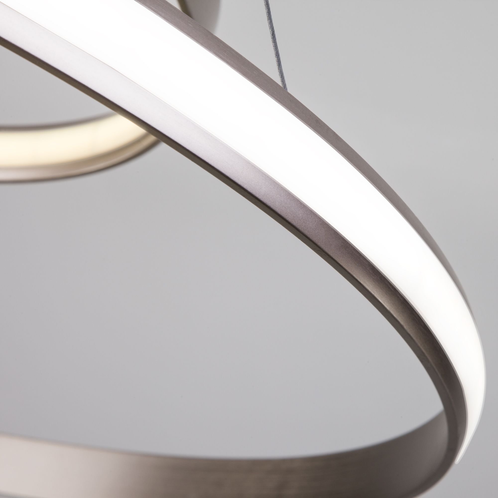 Подвесной светодиодный светильник с регулировкой цветовой температуры и яркости Eurosvet Olympia 90179/5 сатин-никель. Фото 4