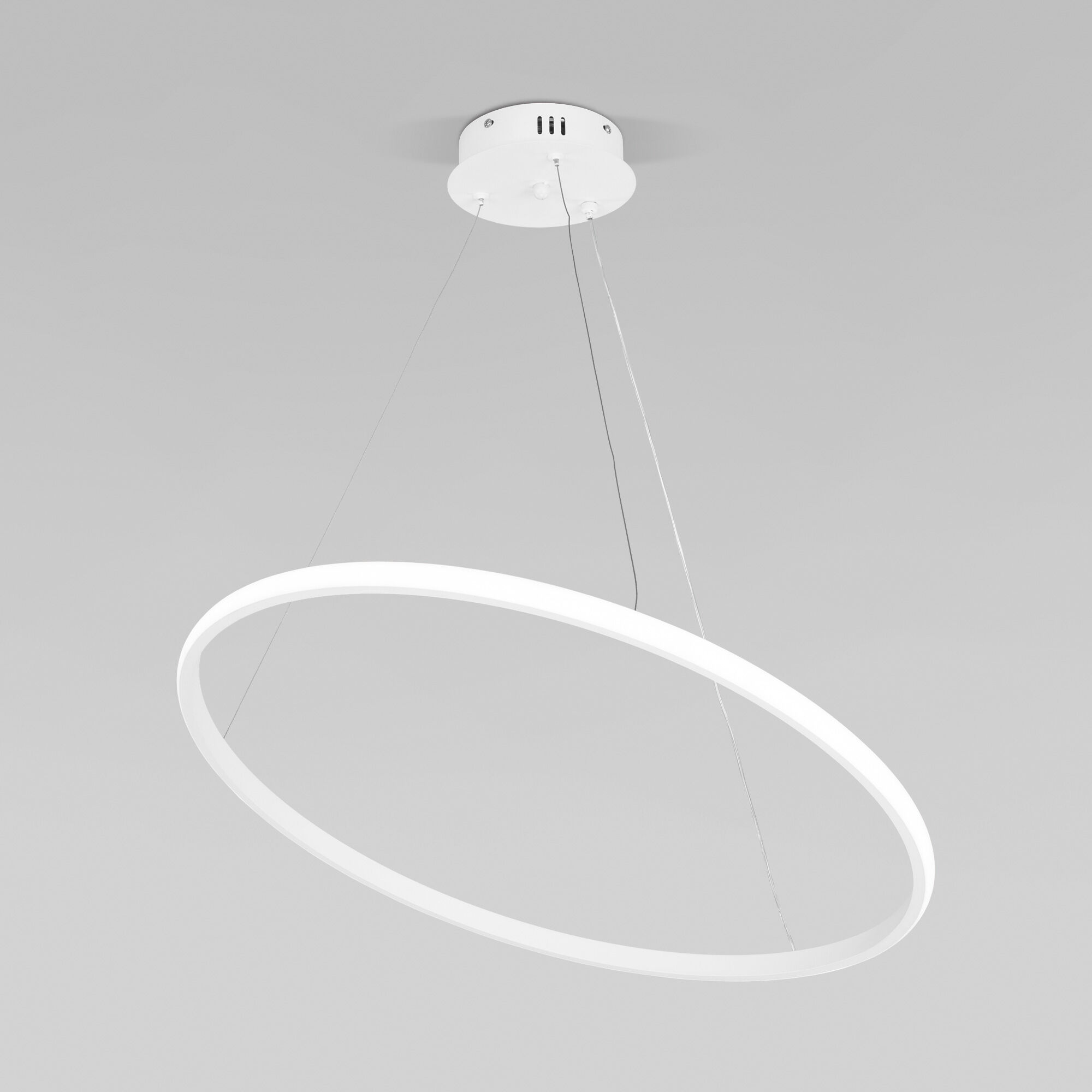 Подвесной светодиодный светильник с регулировкой цветовой температуры и яркости Eurosvet Collars 90264/1 белый. Фото 4