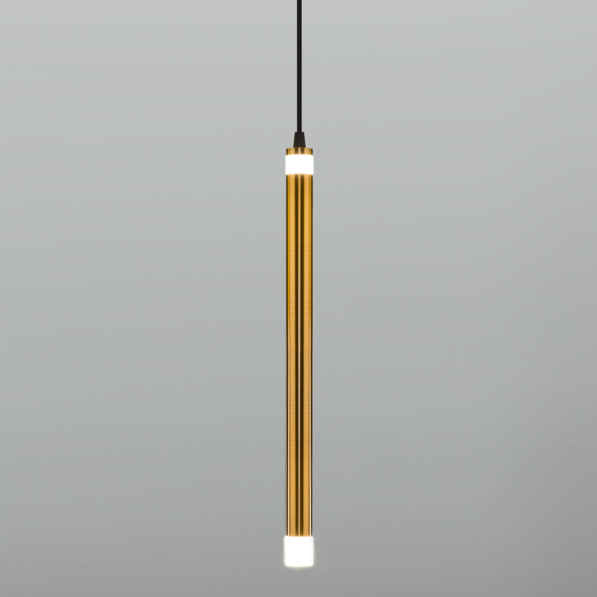 Подвесной светодиодный светильник в стиле лофт Eurosvet Maestro 50133/1 LED бронза. Фото 1