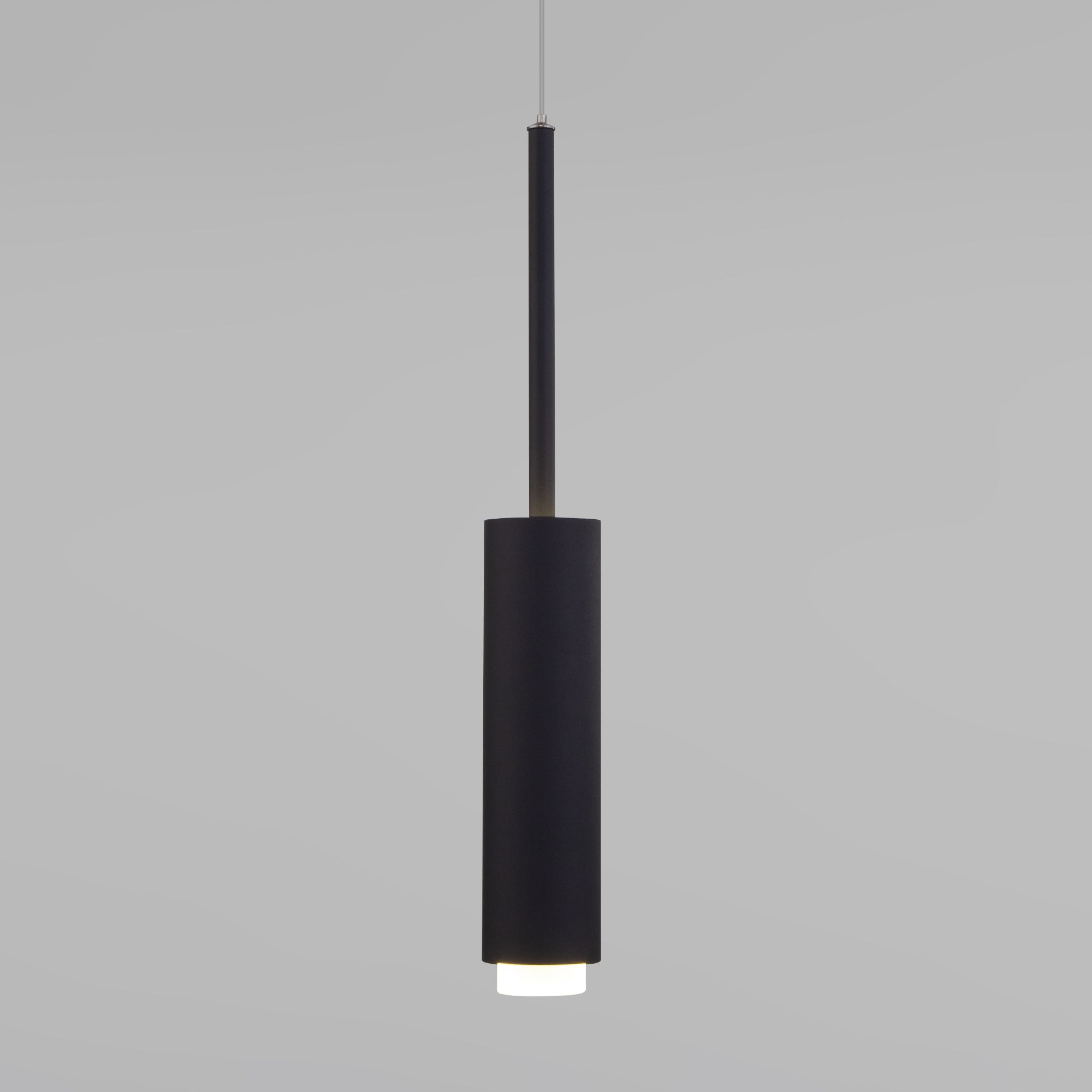 Подвесной светодиодный светильник в стиле лофт Eurosvet Dante 50203/1 LED черный. Фото 1