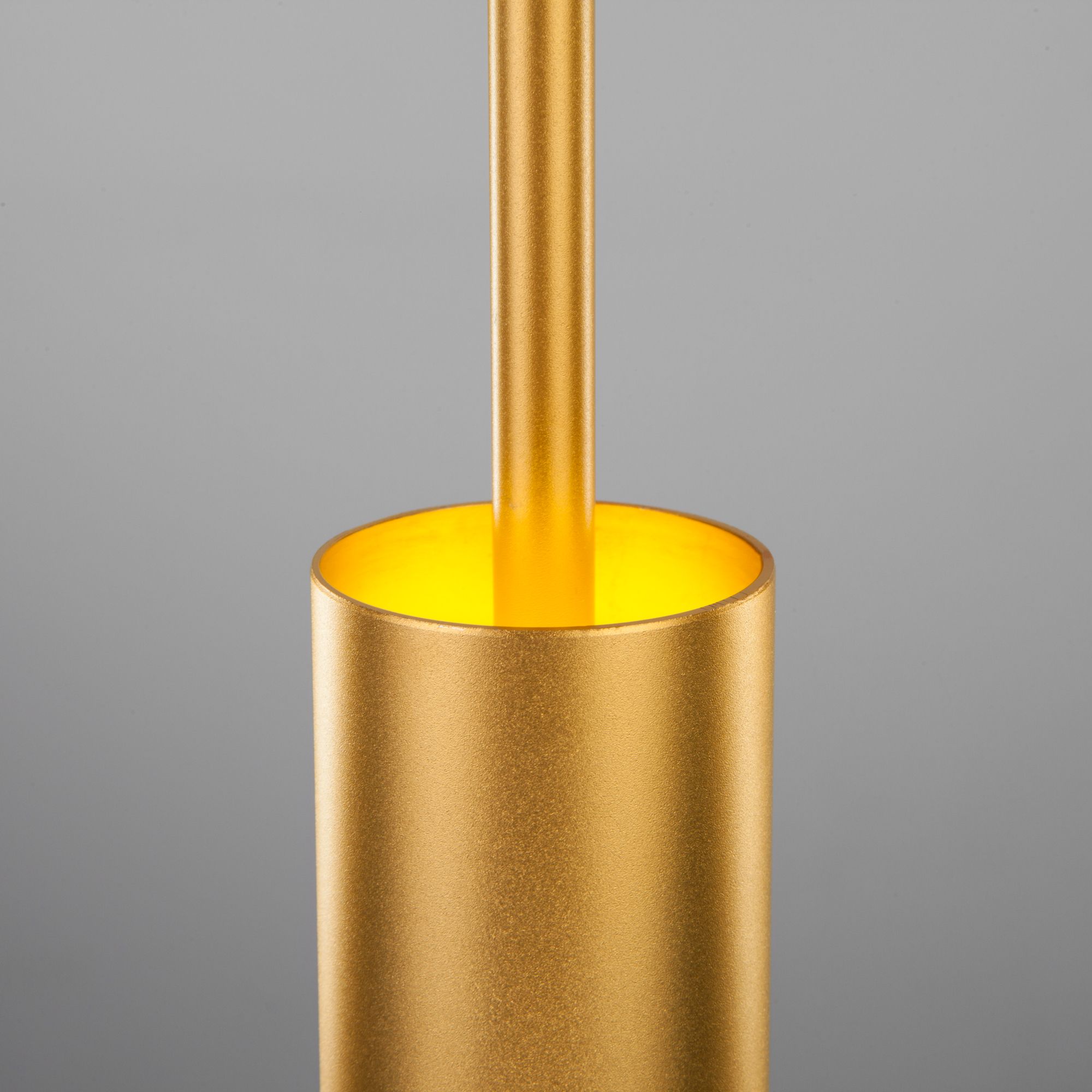 Подвесной светодиодный светильник в стиле лофт Eurosvet Dante 50203/1 LED матовое золото. Фото 3