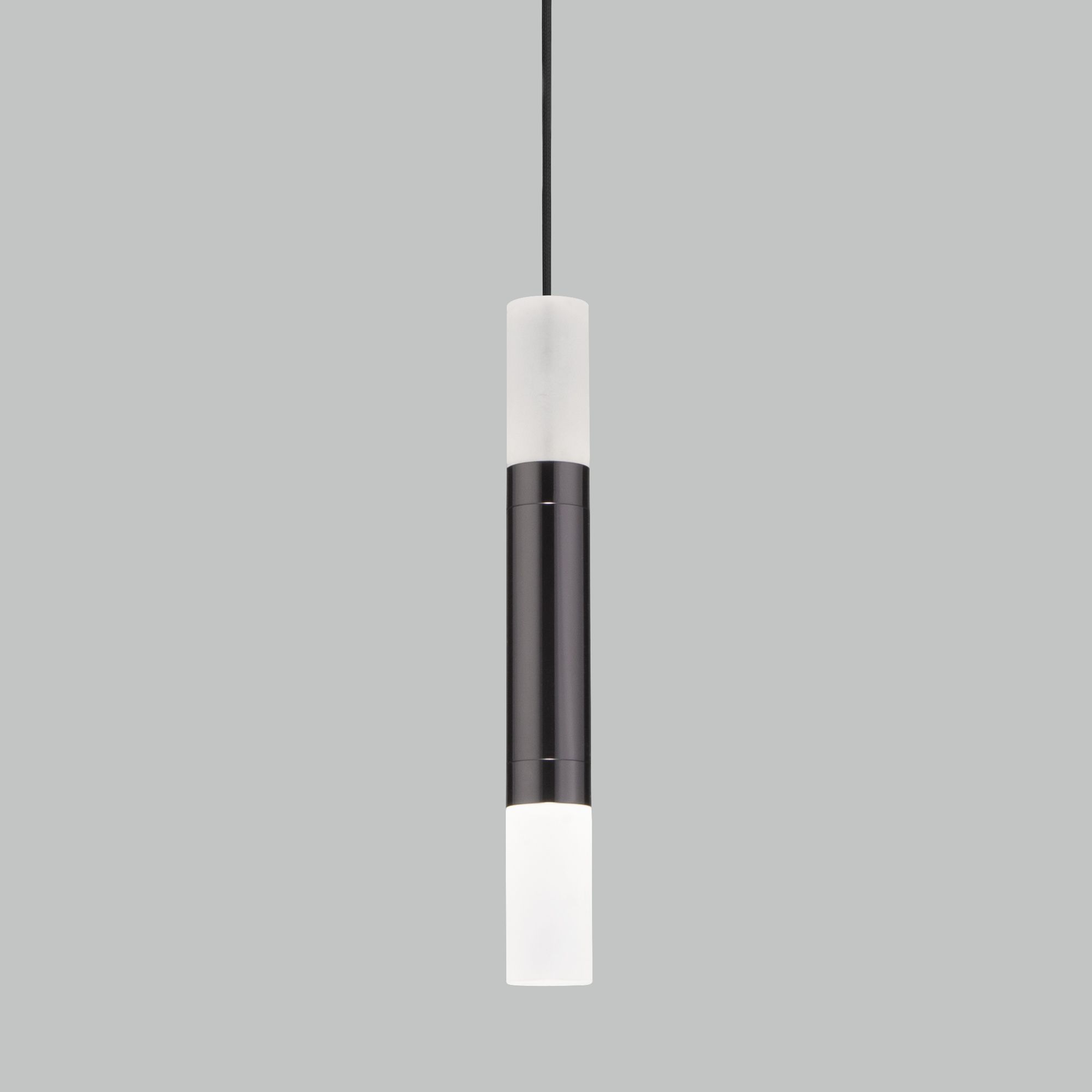 Подвесной светодиодный светильник в стиле лофт Eurosvet Axel 50210/1 LED черный жемчуг. Фото 1