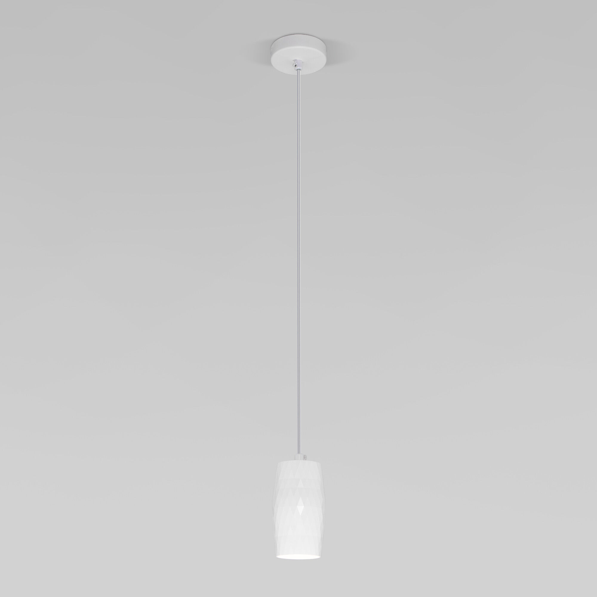 Подвесной светодиодный светильник в стиле лофт Eurosvet Bonaldo 50246/1 LED/ белый. Фото 1