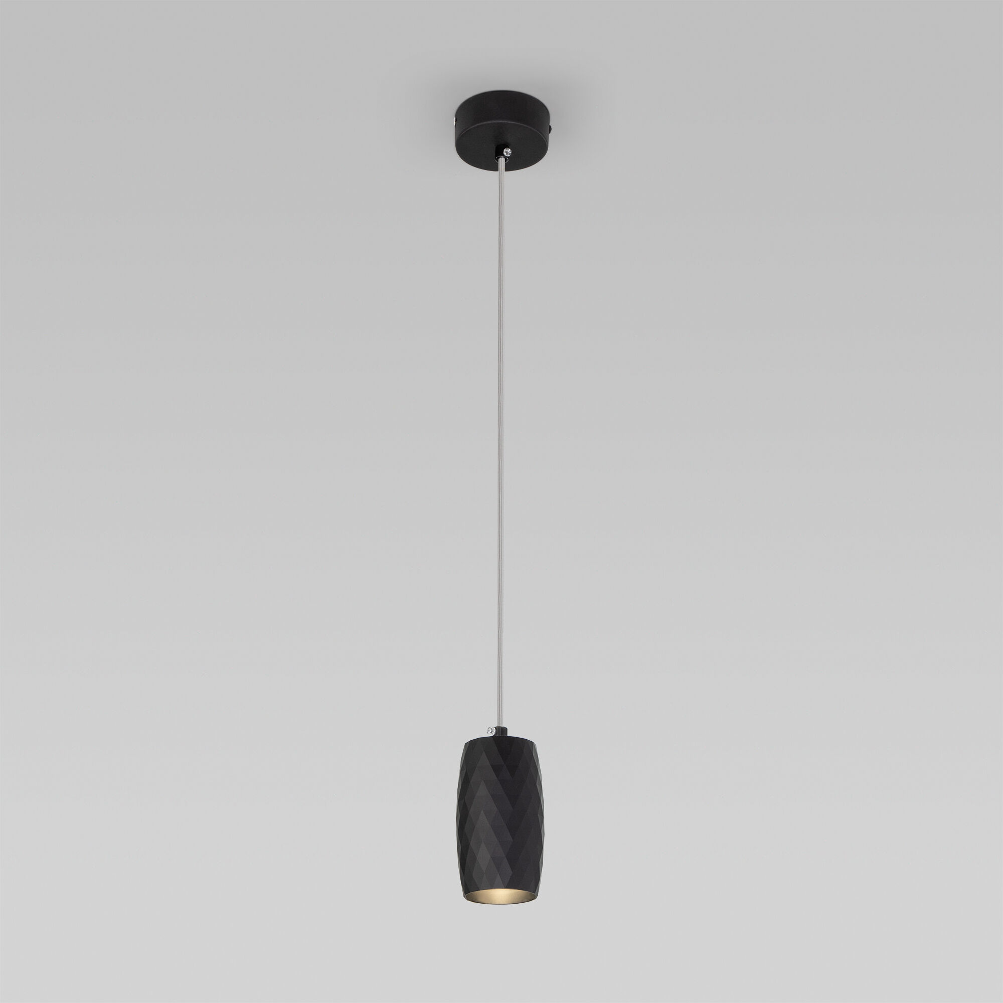 Подвесной светодиодный светильник в стиле лофт Eurosvet Bonaldo 50246/1 LED/ черный. Фото 2
