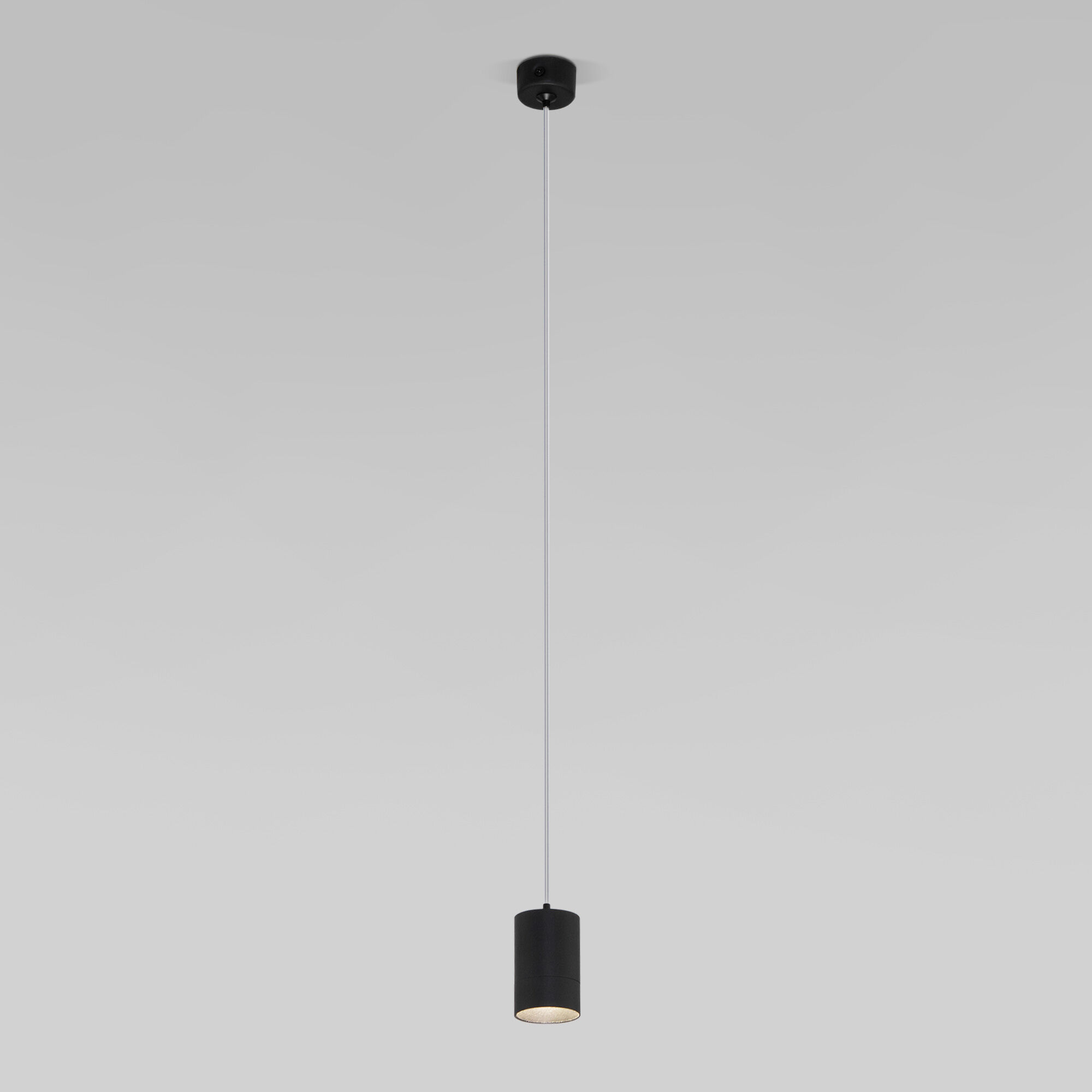 Подвесной светодиодный светильник в стиле лофт Eurosvet Piccolo 50248/1 LED/ черный. Фото 1