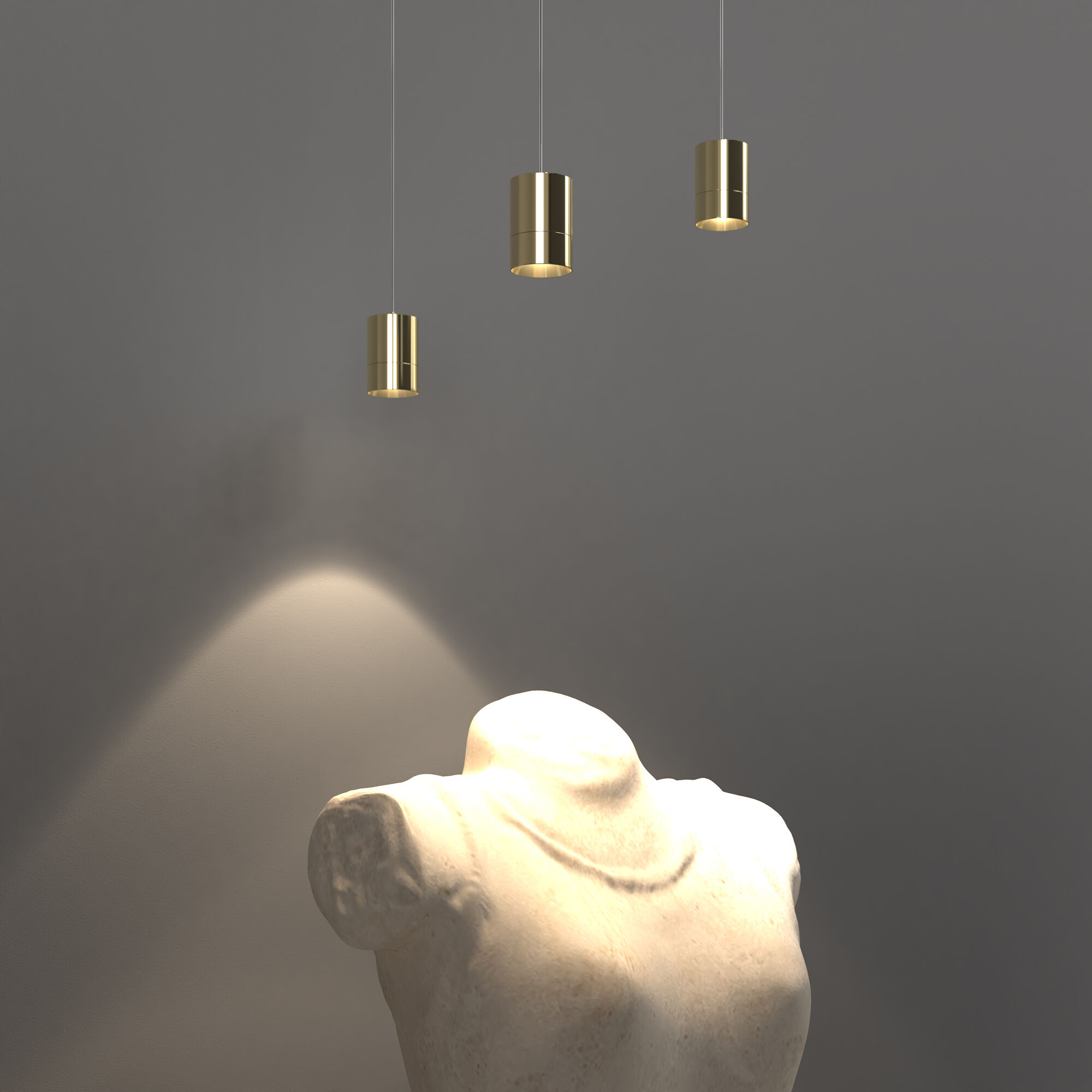 Подвесной светодиодный светильник в стиле лофт Eurosvet Piccolo 50248/1 LED/ золото. Фото 4