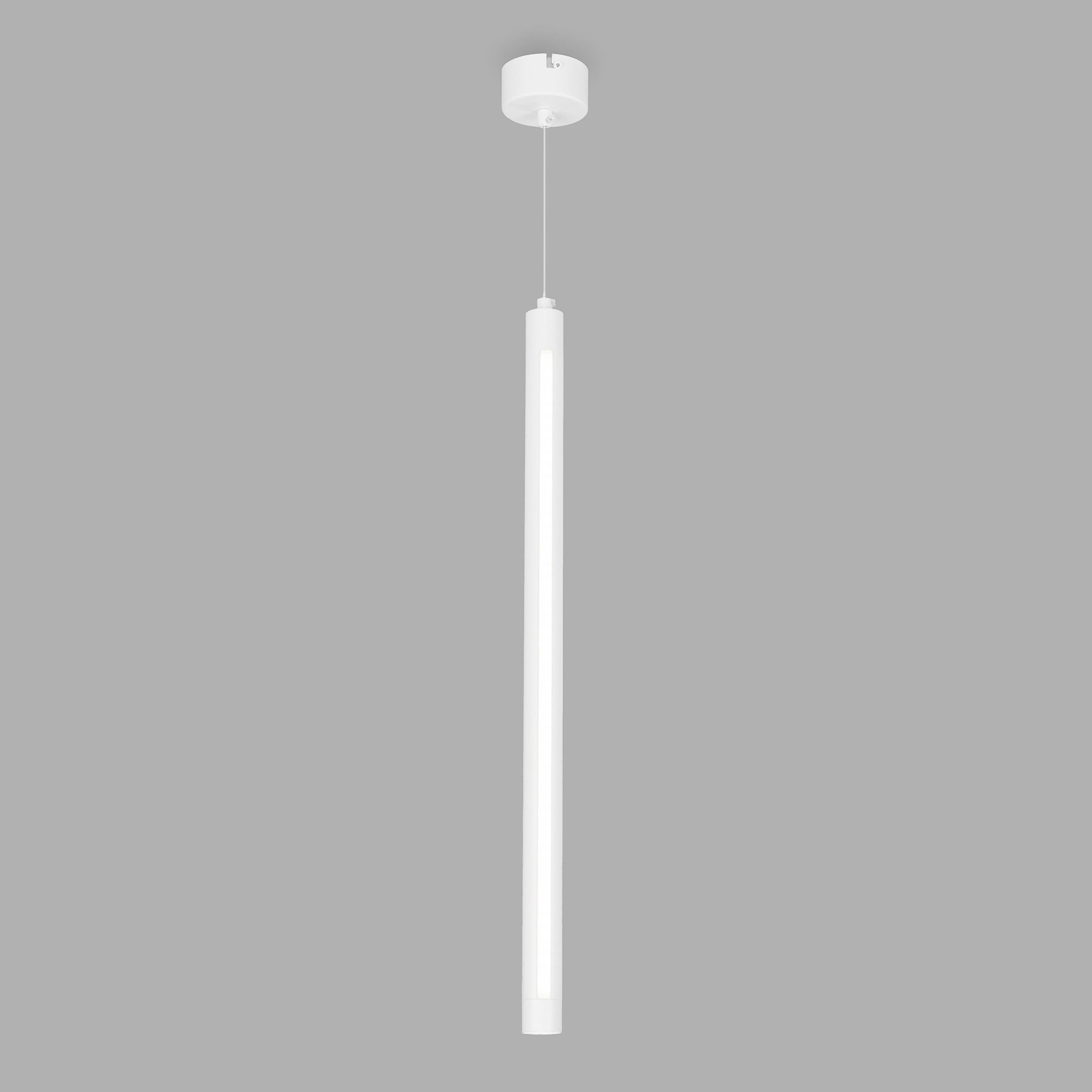 Подвесной светодиодный светильник в стиле минимализм Eurosvet Strong 50189/1 LED белый. Фото 1