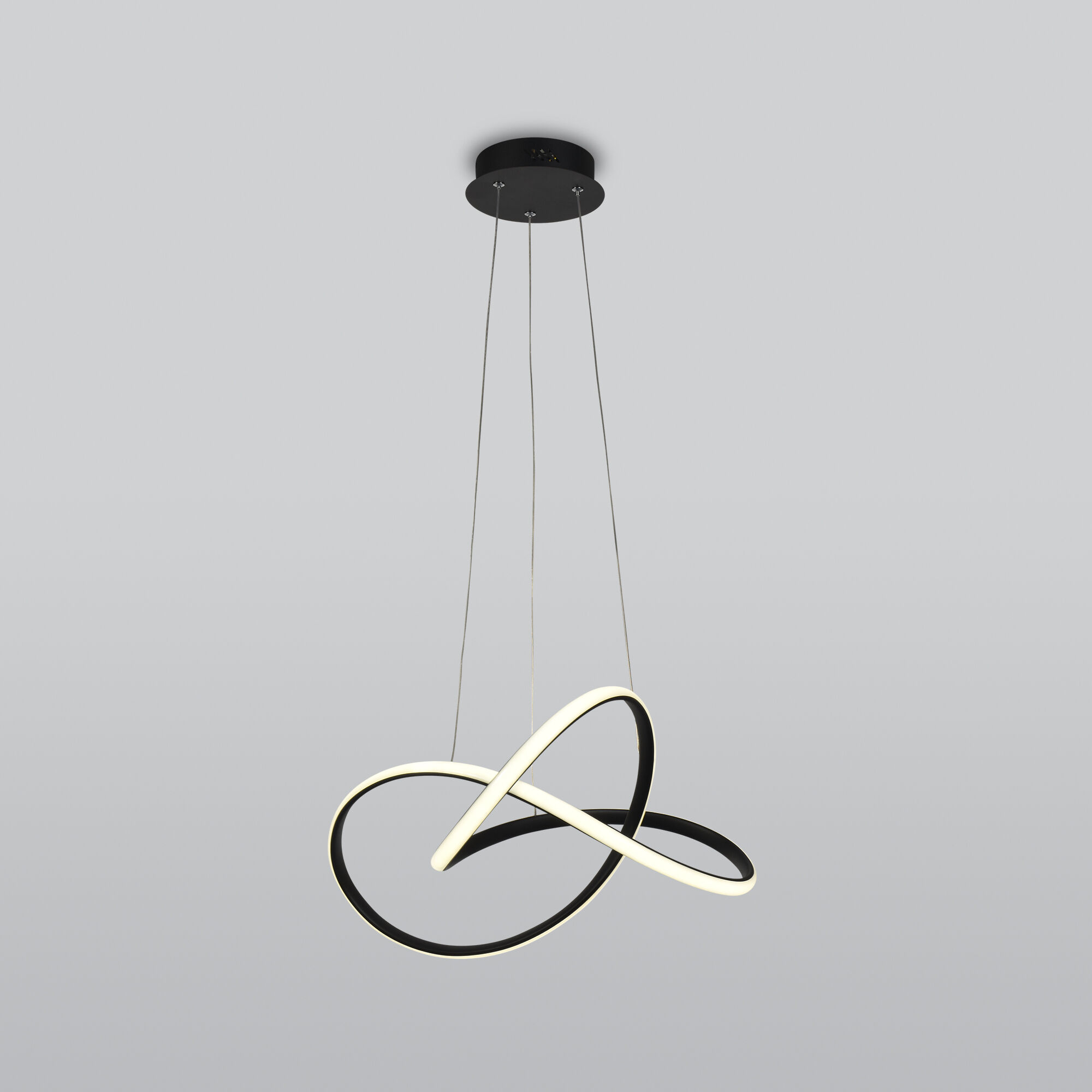 Подвесной светодиодный светильник в стиле минимализм Eurosvet Wind 90312/1 черный. Фото 1