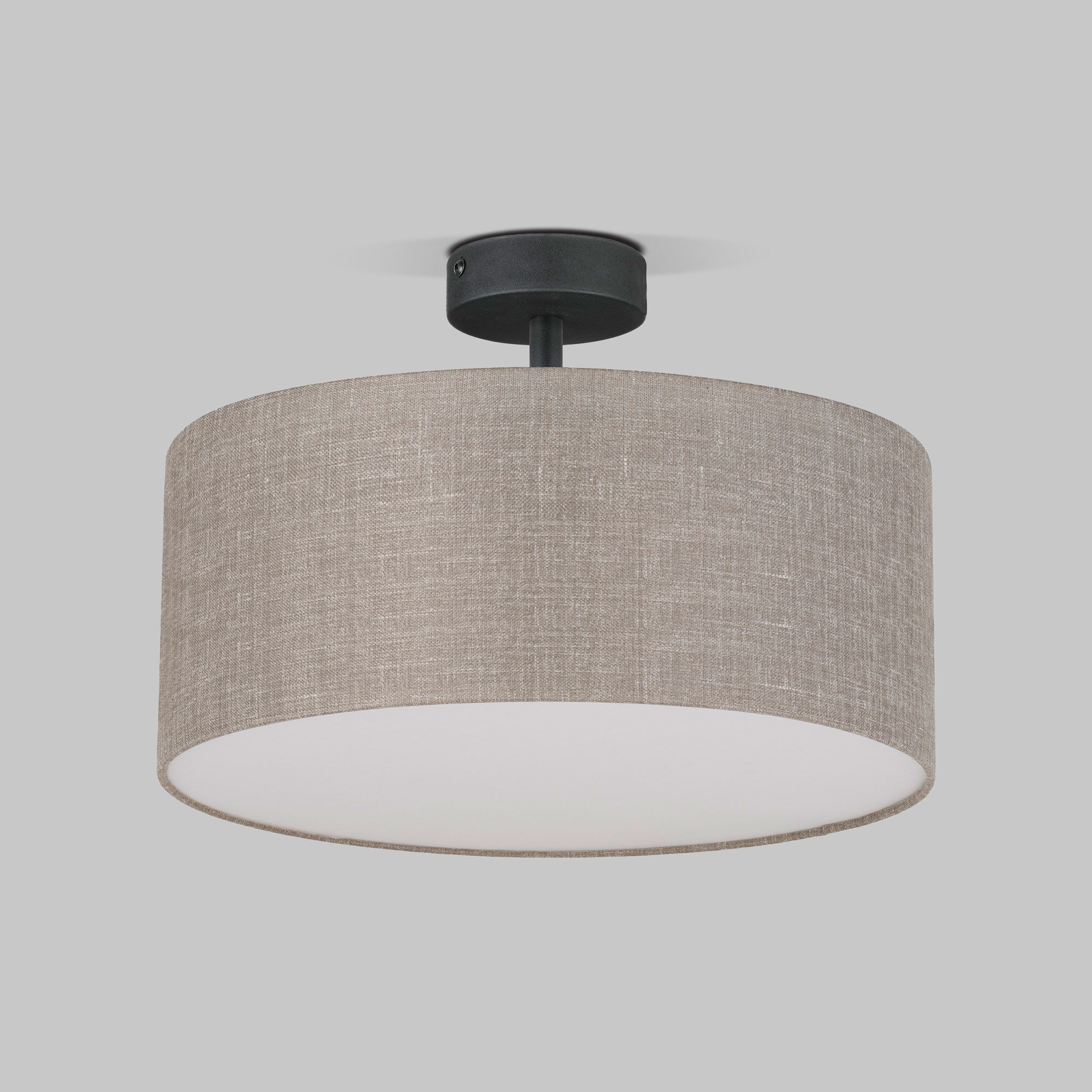 Потолочный светильник с тканевым абажуром TK Lighting Rondo 6247 Rondo Linen. Фото 1