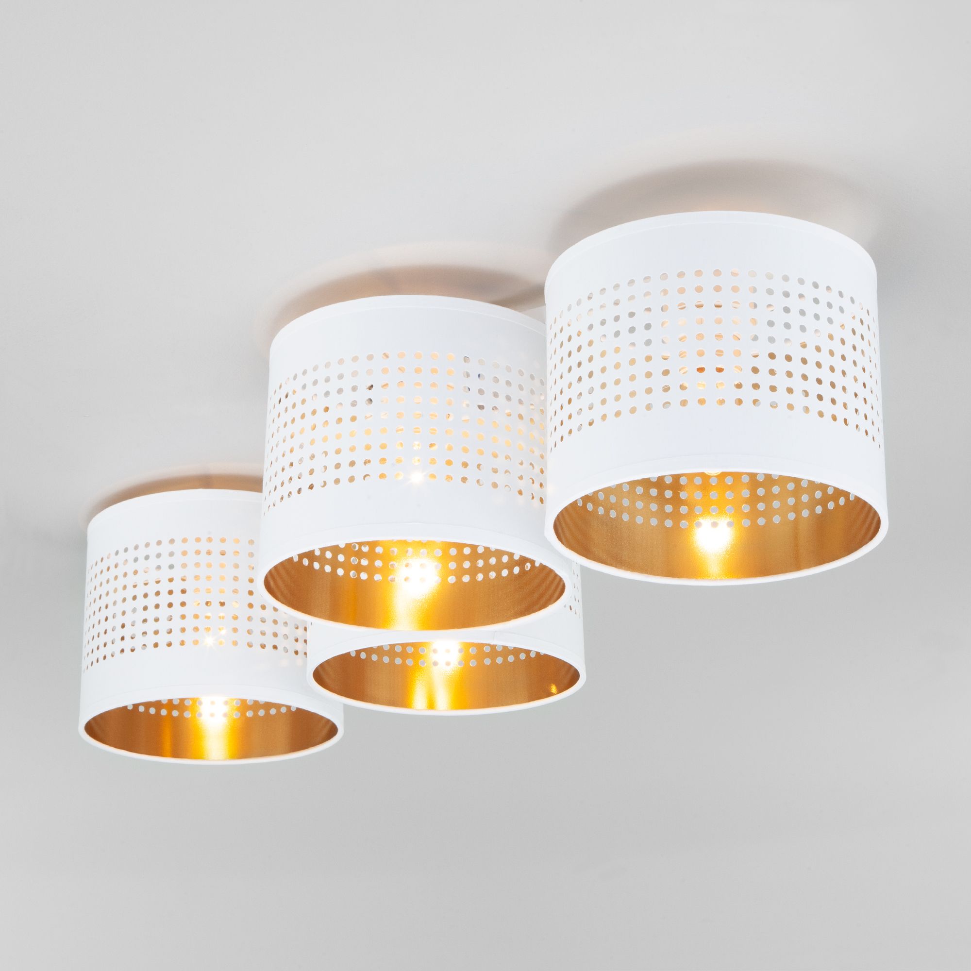 Потолочный светильник с тканевыми абажурами TK Lighting Tago 854 Tago white. Фото 2