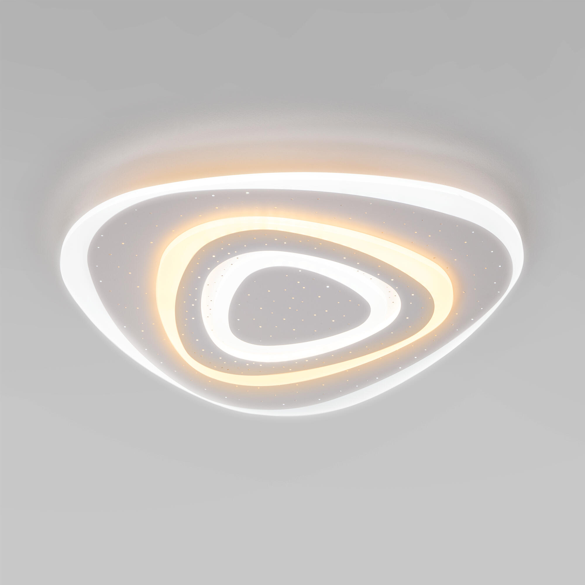 Потолочный светодиодный светильник с регулировкой яркости и цветовой температуры Eurosvet Siluet 90115/6 белый. Фото 2