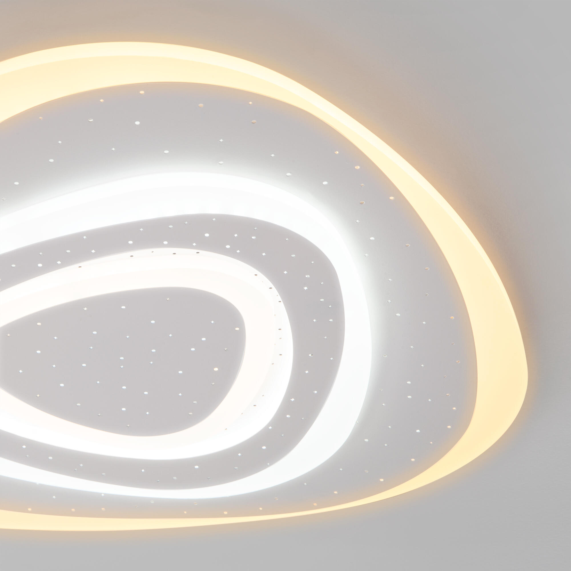 Потолочный светодиодный светильник с регулировкой яркости и цветовой температуры Eurosvet Siluet 90115/6 белый. Фото 3