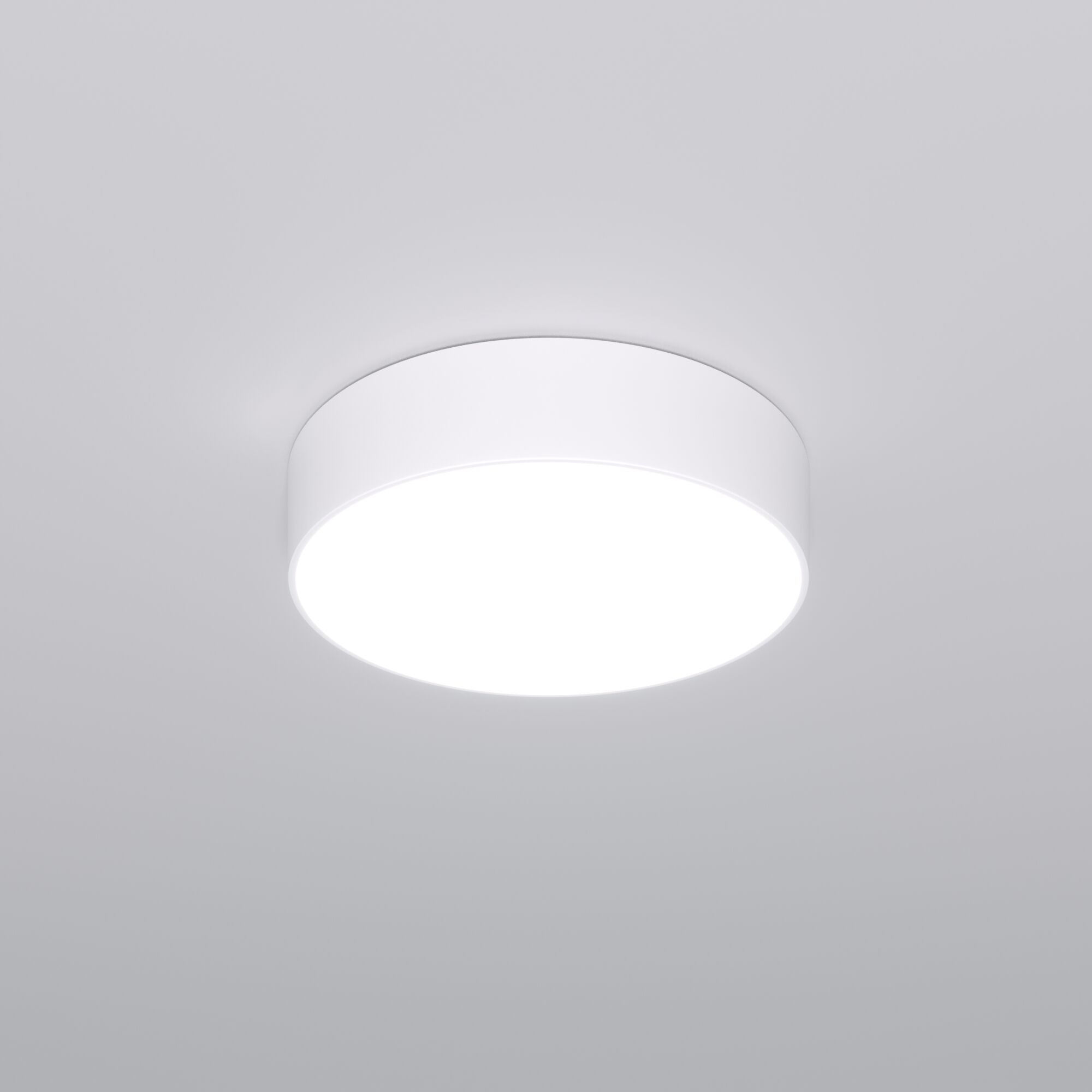 Потолочный светодиодный светильник с регулировкой яркости и цветовой температуры Eurosvet Entire 90318/1 белый. Фото 1