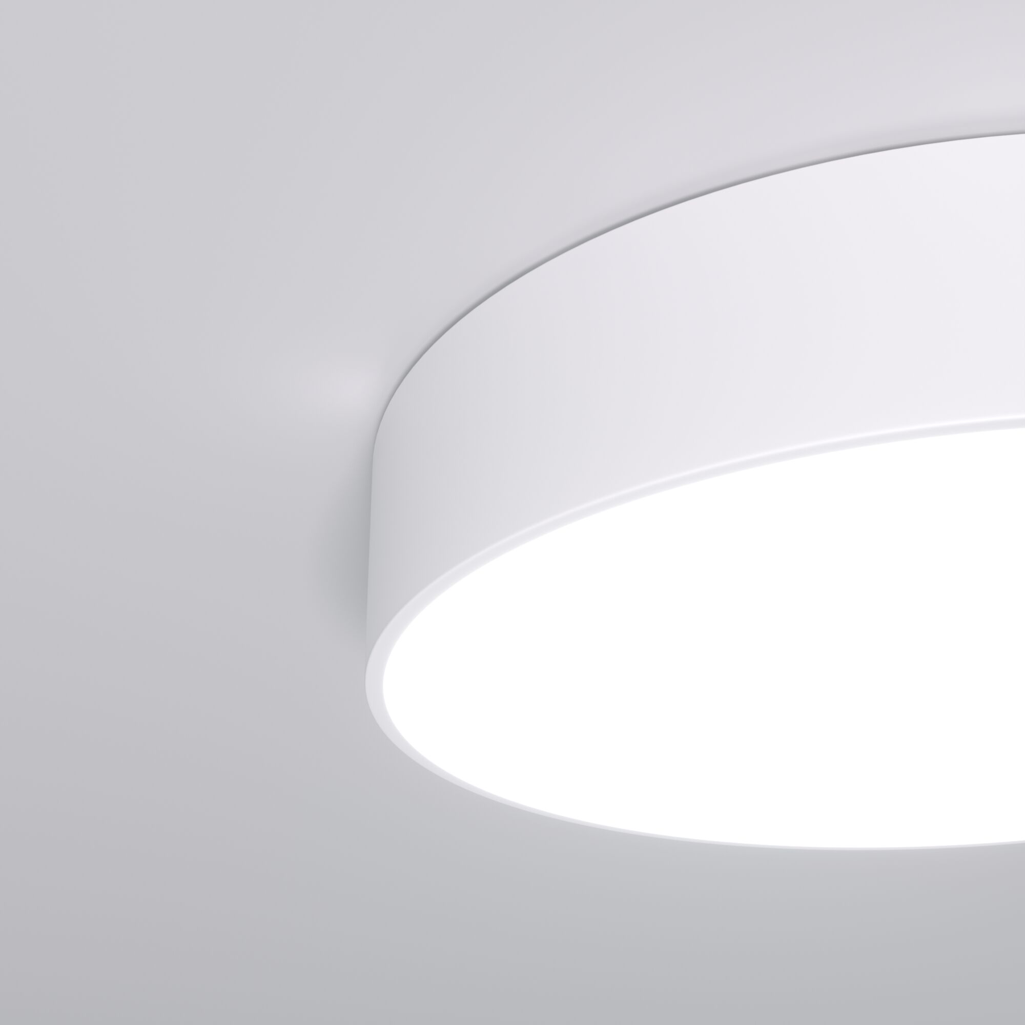 Потолочный светодиодный светильник с регулировкой яркости и цветовой температуры Eurosvet Entire 90318/1 белый. Фото 2