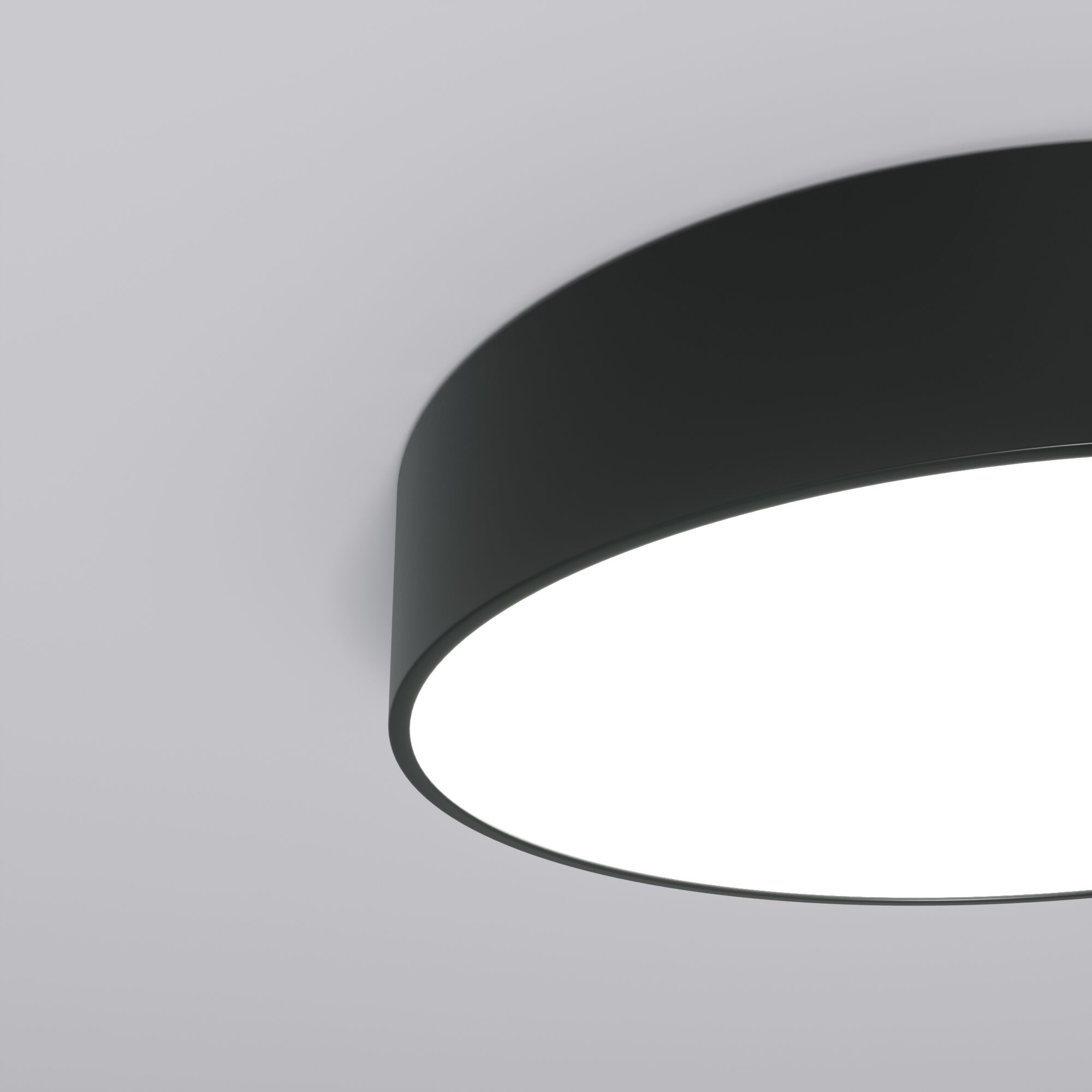 Потолочный светодиодный светильник с регулировкой яркости и цветовой температуры Eurosvet Entire 90318/1 черный. Фото 2
