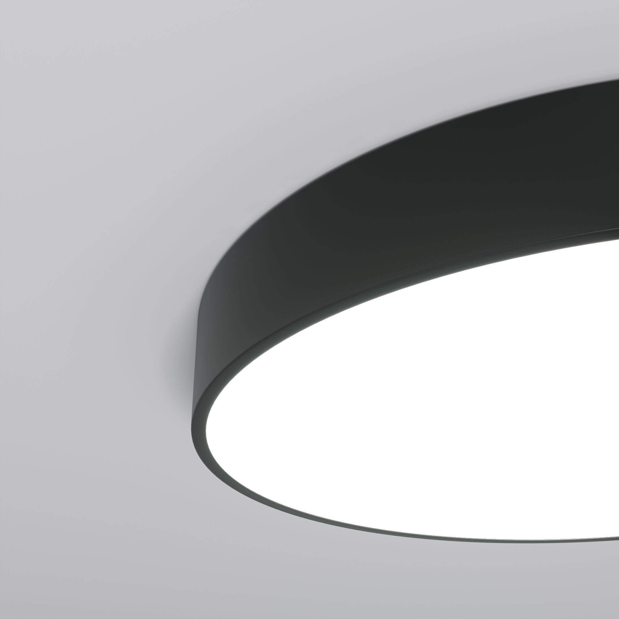 Потолочный светодиодный светильник с регулировкой яркости и цветовой температуры Eurosvet Entire 90319/1 черный. Фото 2