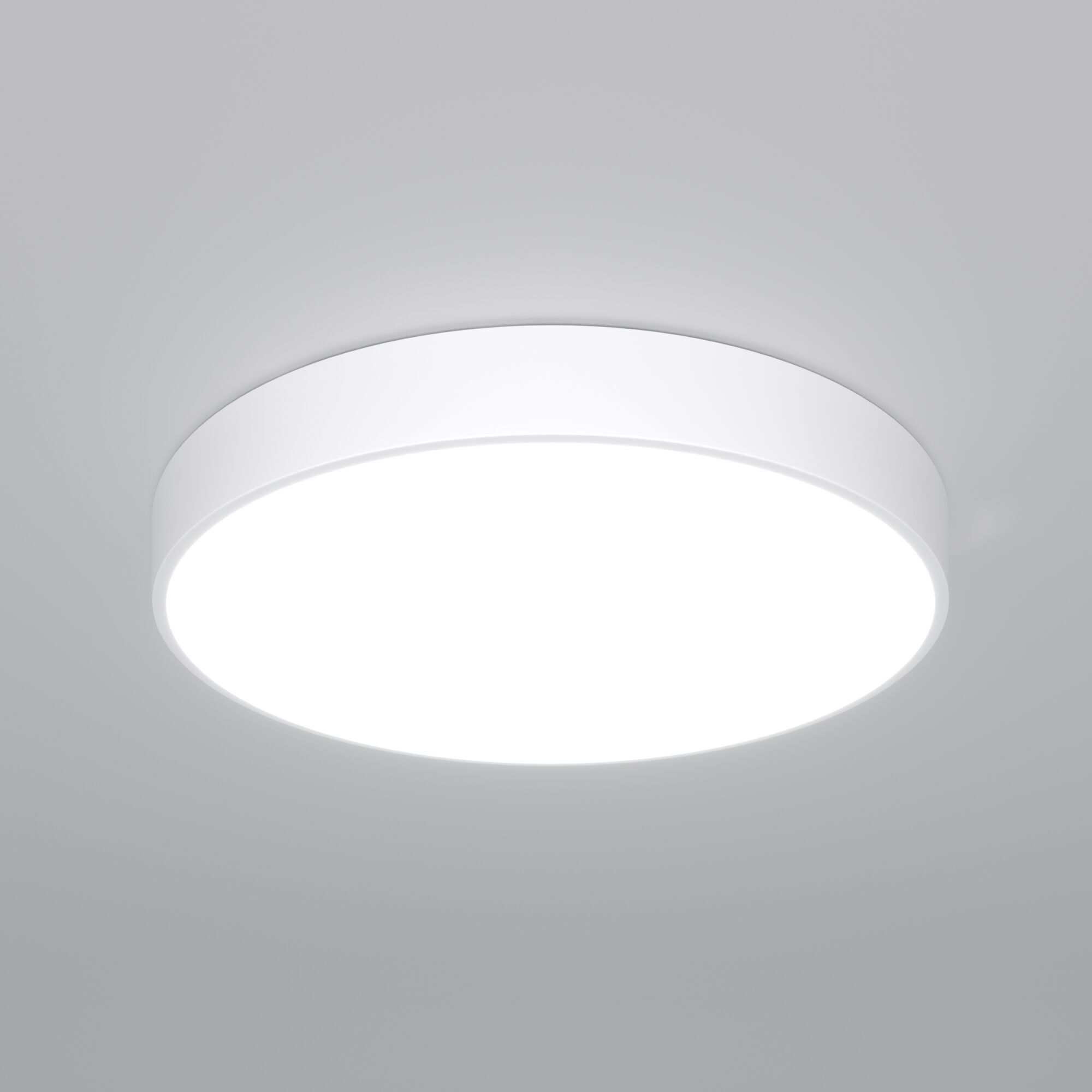 Потолочный светодиодный светильник с регулировкой яркости и цветовой температуры Eurosvet Entire 90320/1 белый. Фото 1