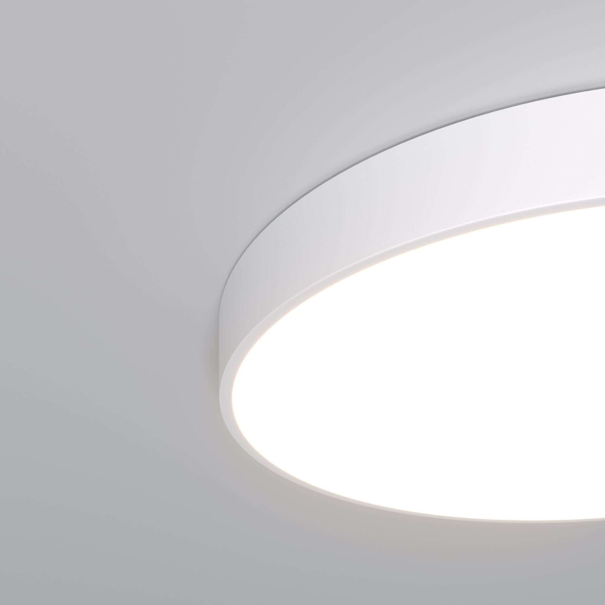 Потолочный светодиодный светильник с регулировкой яркости и цветовой температуры Eurosvet Entire 90320/1 белый. Фото 2