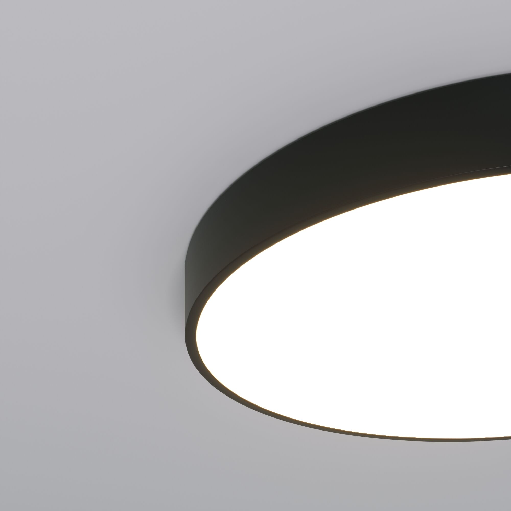 Потолочный светодиодный светильник с регулировкой яркости и цветовой температуры Eurosvet Entire 90320/1 черный. Фото 2
