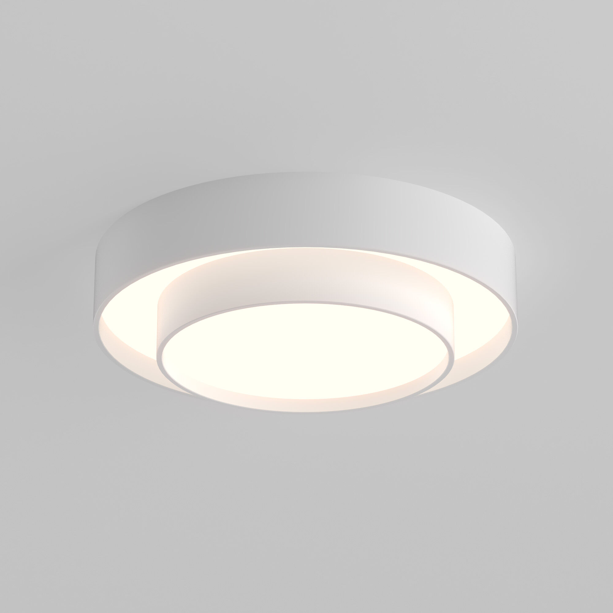 Потолочный светодиодный светильник с регулировкой яркости и цветовой температуры Eurosvet Force 90330/2 белый. Фото 1