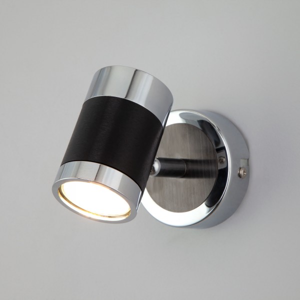 Настенный светильник с металлическим плафоном 20058/1 черный