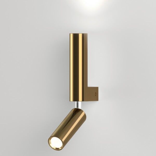 Настенный светодиодный светильник в стиле лофт 40020/1 LED латунь