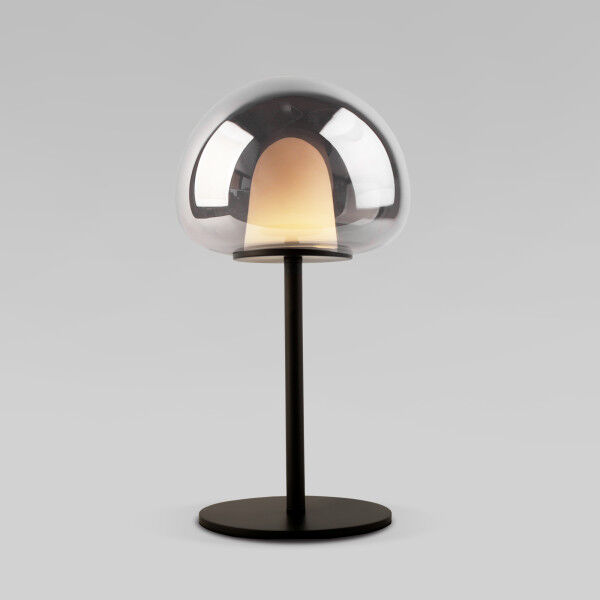 Настольный светодиодный светильник со стеклянным плафоном 90326/1 черный