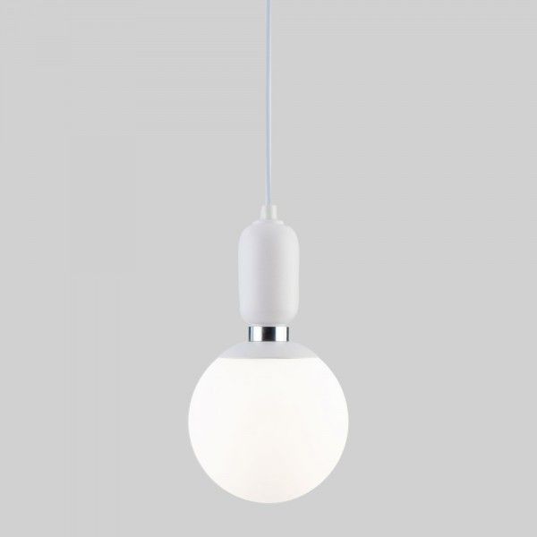 Подвесной светильник со стеклянным плафоном 50158/1 белый