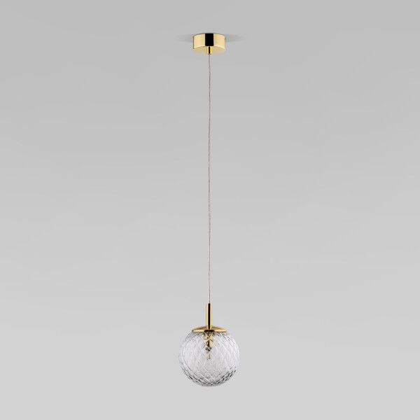 Подвесной светильник со стеклянным плафоном 759 Cadix Gold