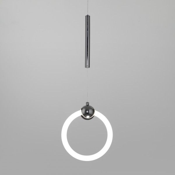 Подвесной светодиодный светильник в стиле минимализм 90165/1 черный жемчуг