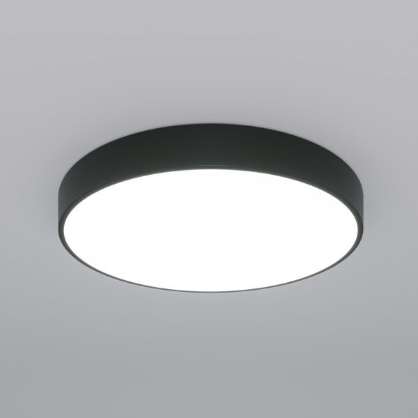 Потолочный светодиодный светильник с регулировкой яркости и цветовой температуры 90320/1 черный