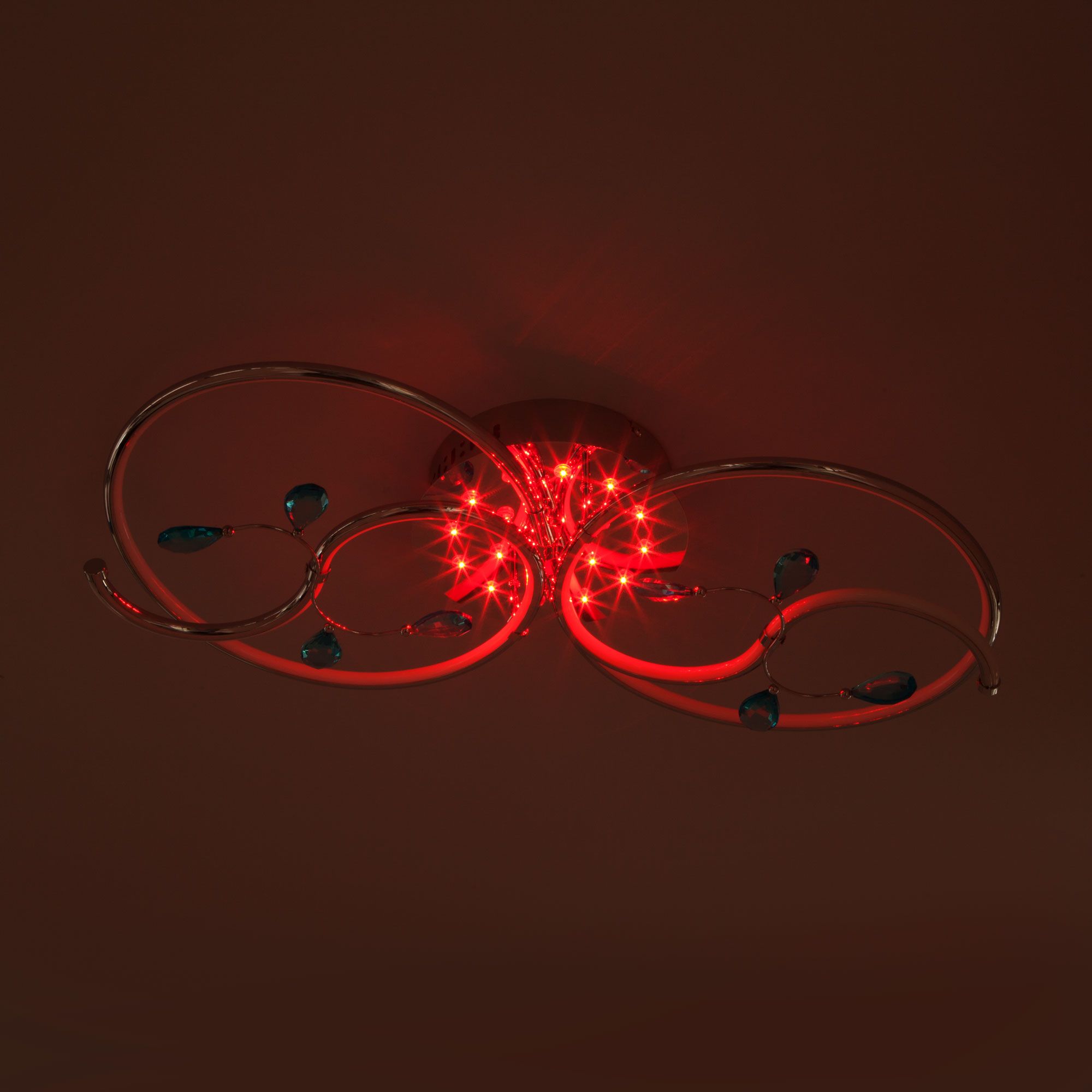 Потолочный светильник с пультом Eurosvet Venera 90131/2 хром. Фото 10