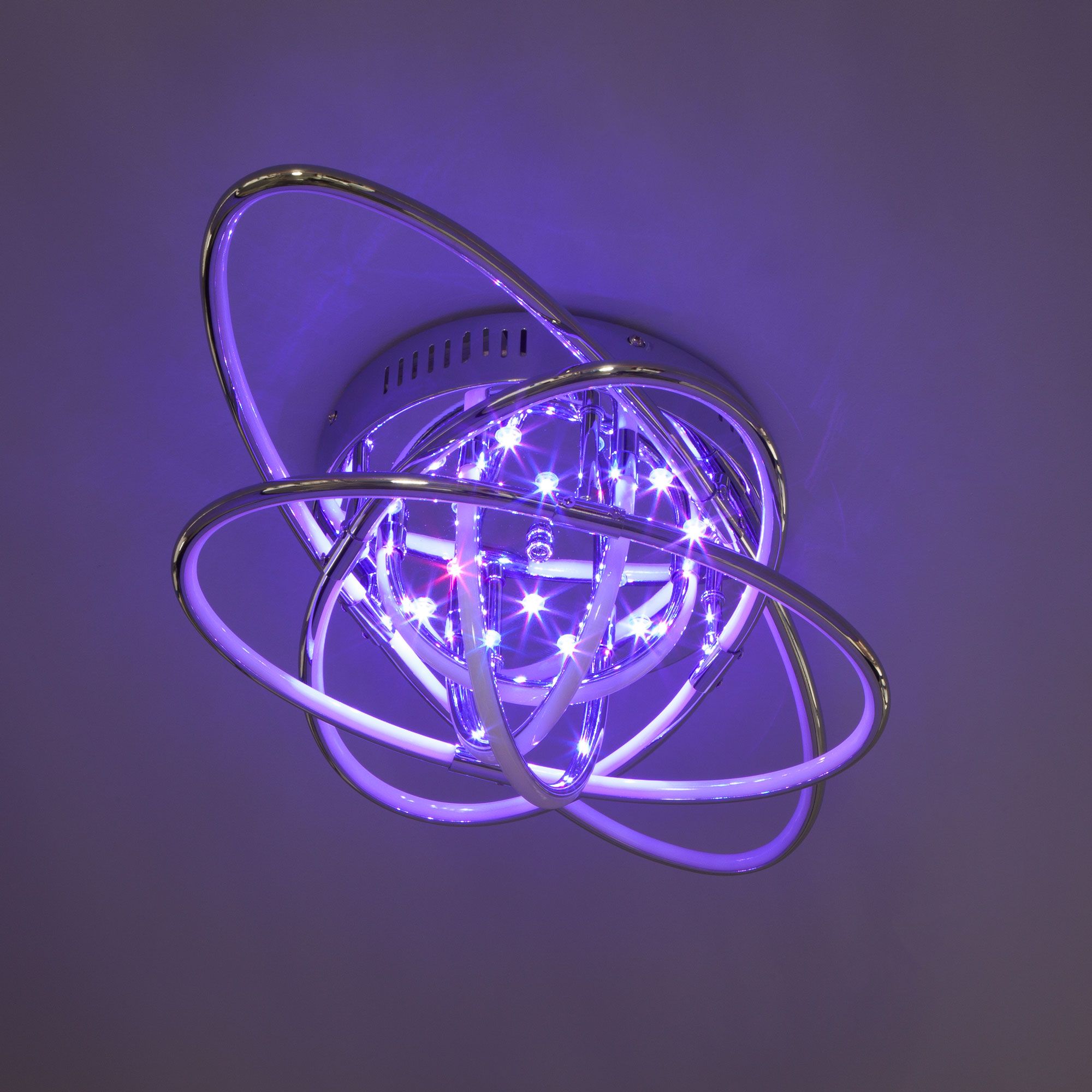 Светодиодный потолочный светильник с пультом Eurosvet Jupiter 90132/9 хром. Фото 6