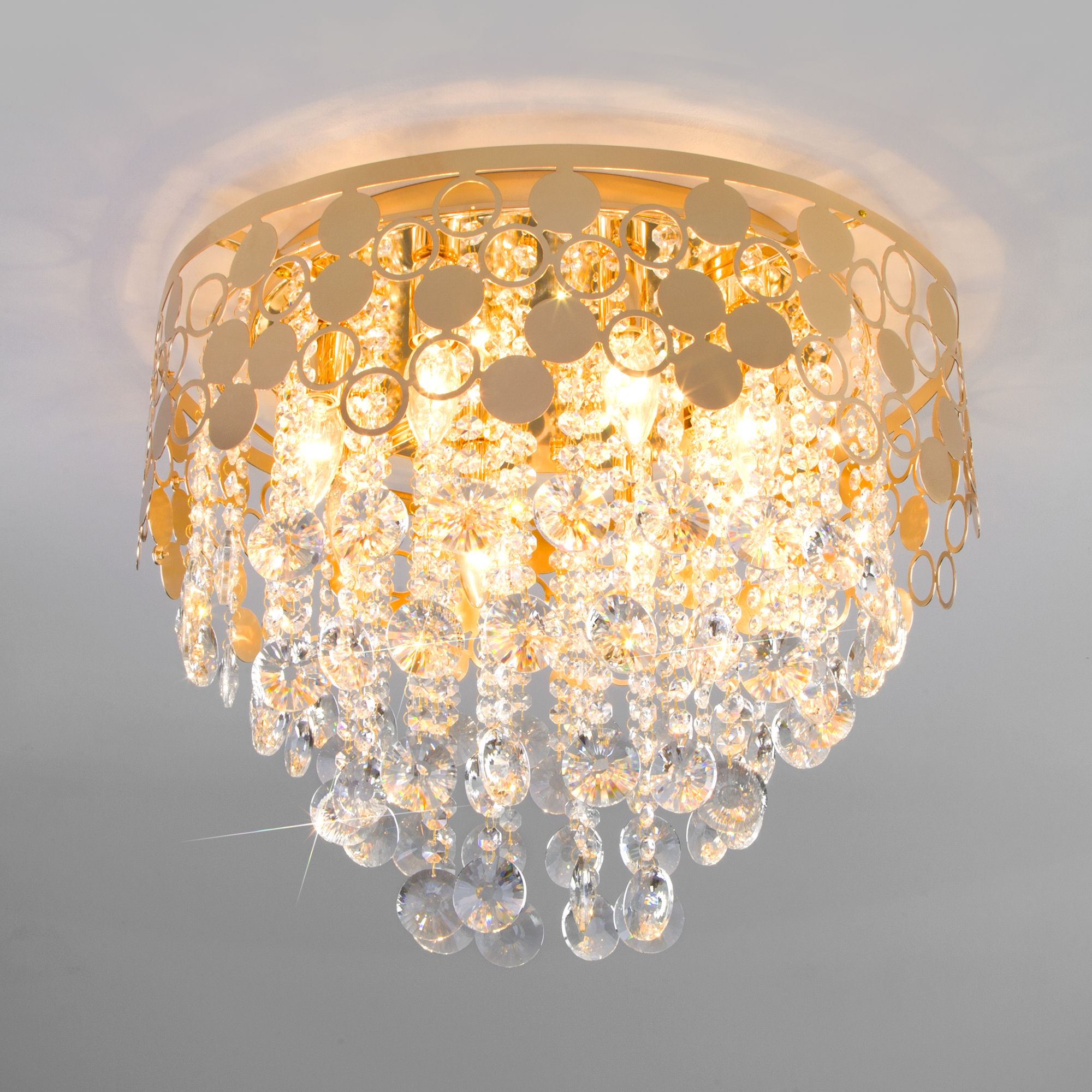 Умный подвесной светильник Eurosvet Lianna 10123/8 золото. Фото 3
