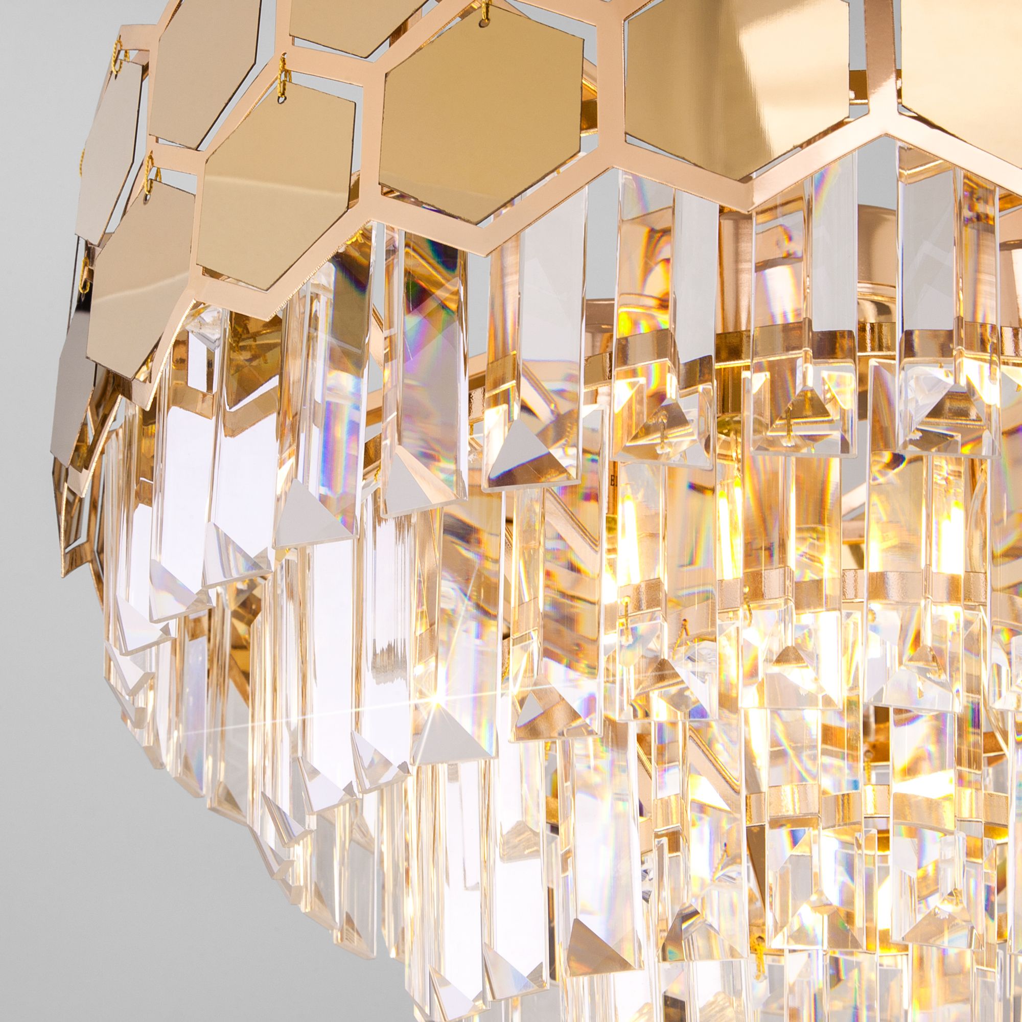 Умный подвесной светильник Eurosvet Ariana 10124/5 золото. Фото 4
