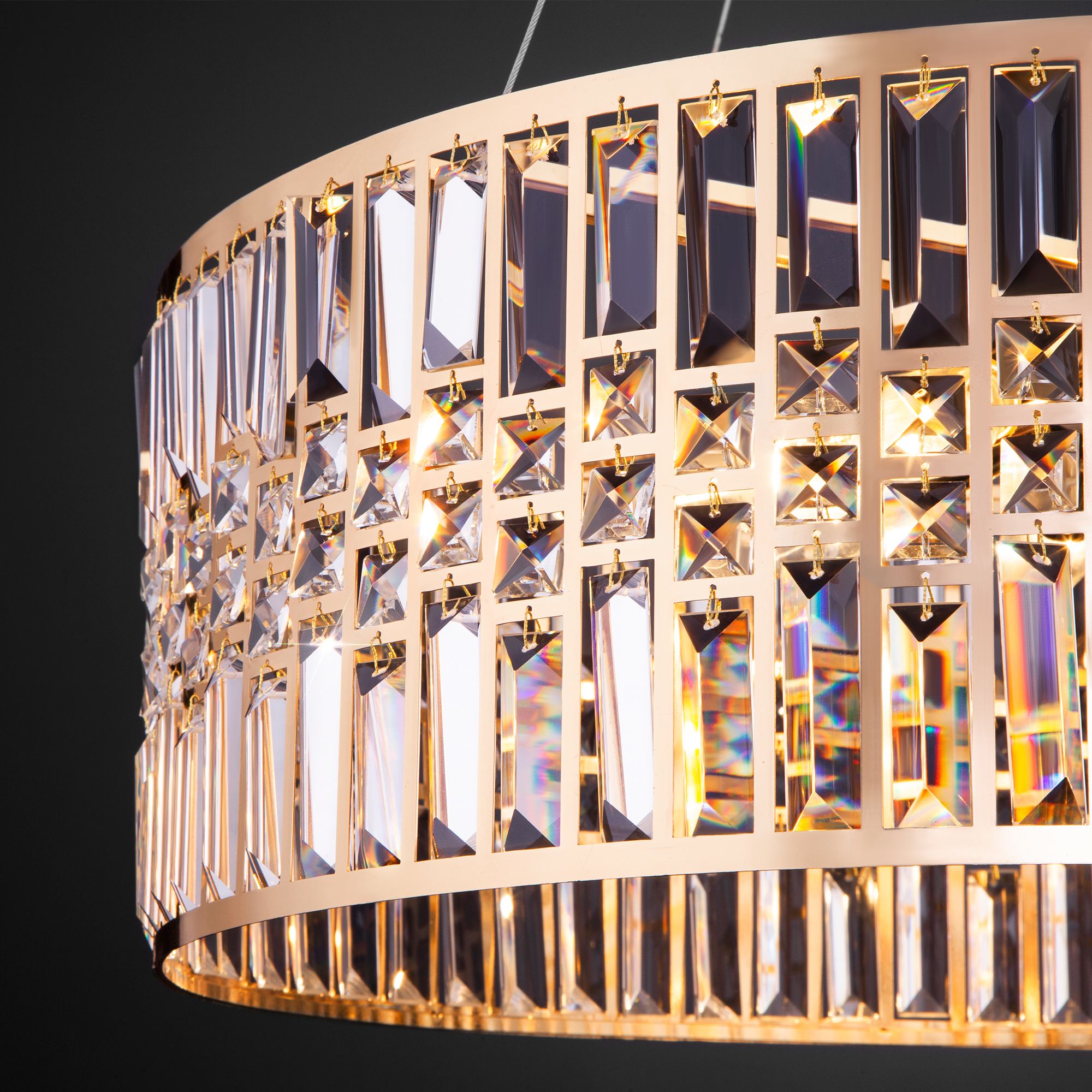 Умный подвесной светильник Eurosvet Lory 10125/8 золото. Фото 3