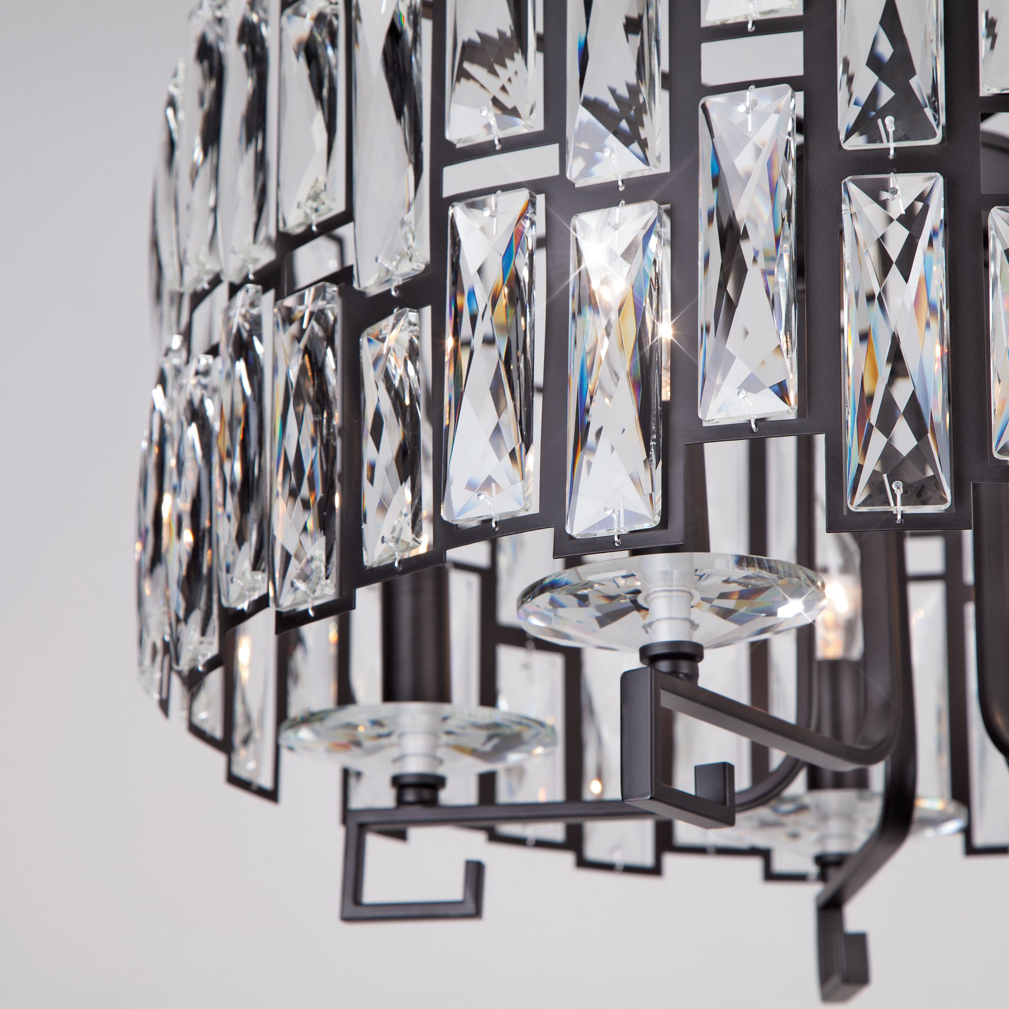 Умный подвесной светильник Bogate's Frammenti 352/5 черный. Фото 3